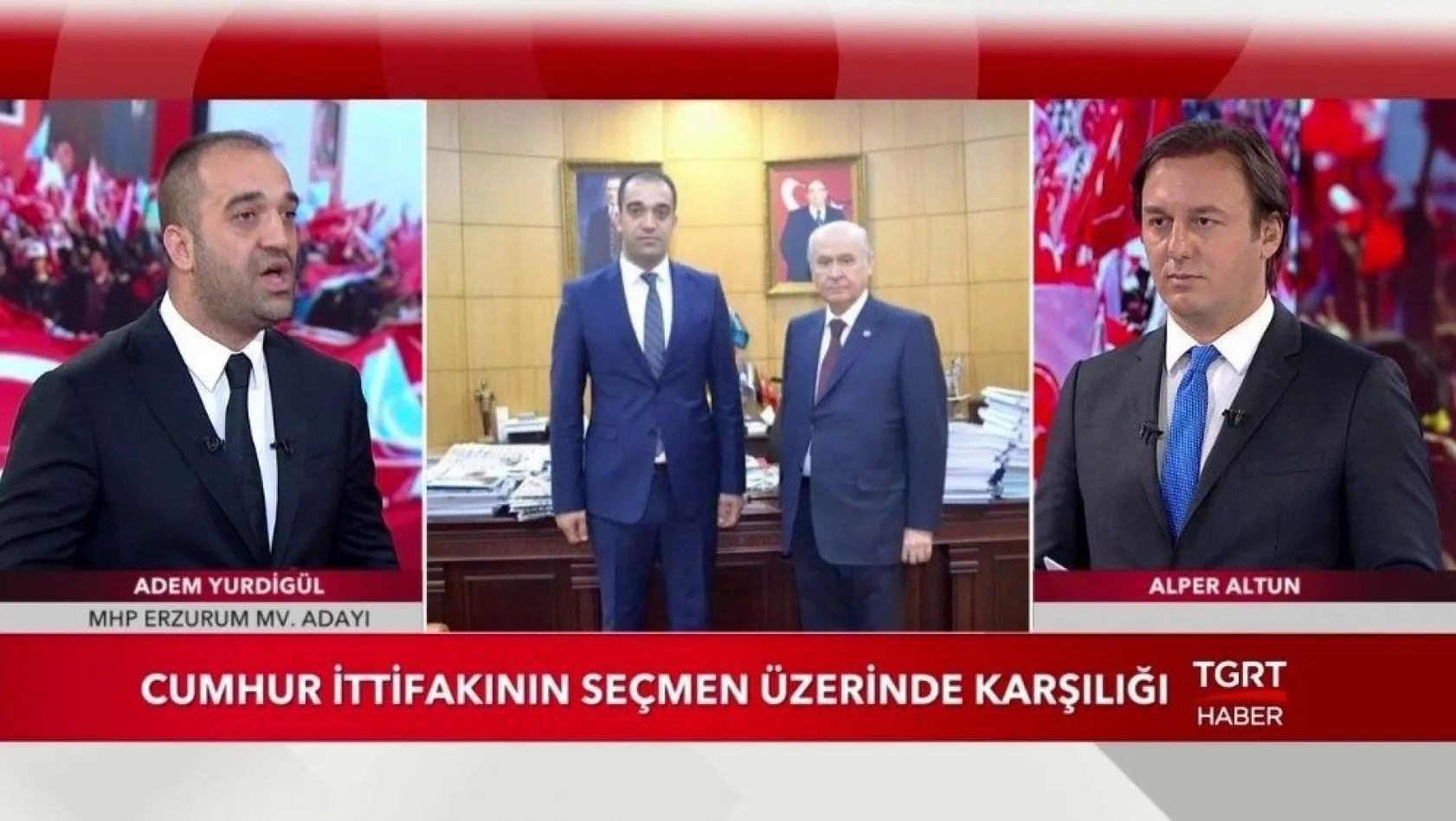 MHP Milletvekili adayı Adem Yurdigül, TGRT Haber'e konuk oldu
