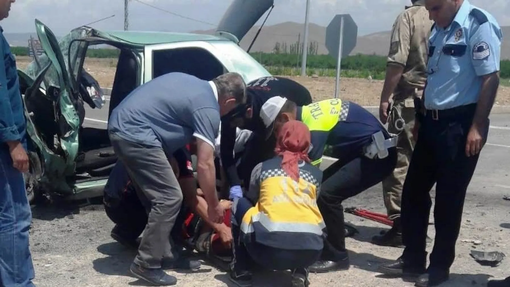 Yazıhan'da kaza: 1 yaralı
