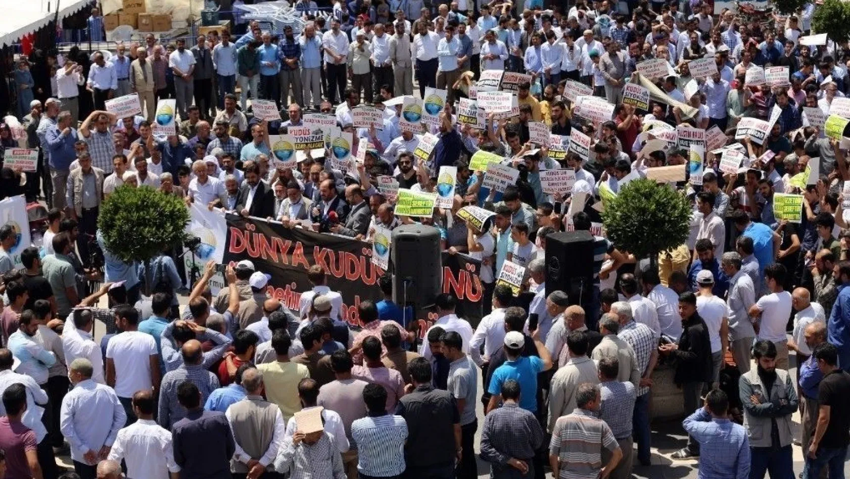 Diyarbakır'da İsrail protestosu
