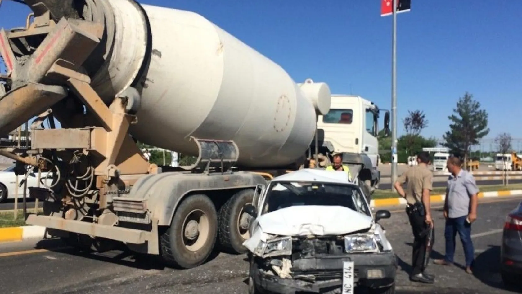 Diyarbakır'da trafik kazası: 1 yaralı
