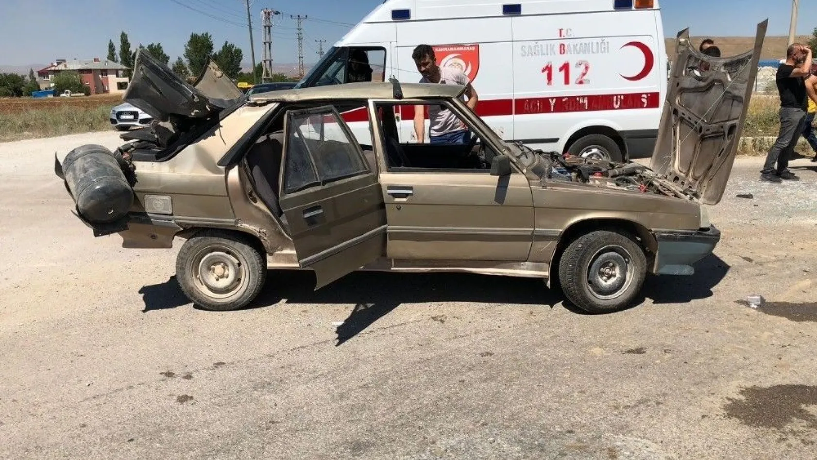 Kahramanmaraş'ta trafik kazası: 7 yaralı

