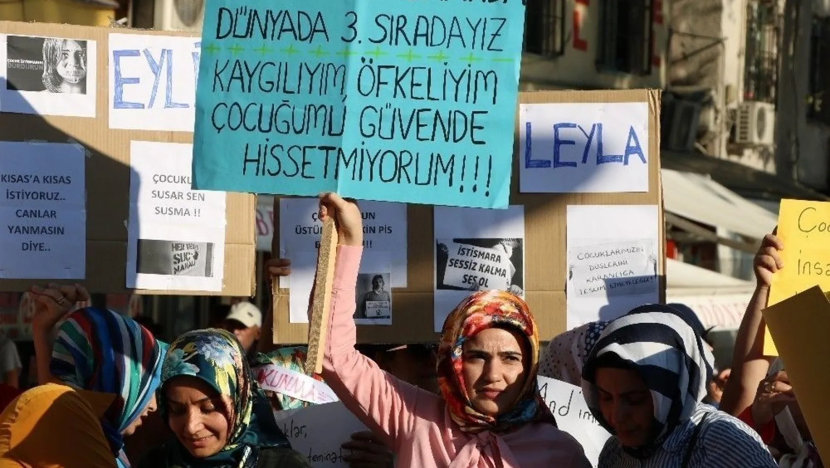 Kahramanmaraş'ta çocuk istismarı protesto edildi
