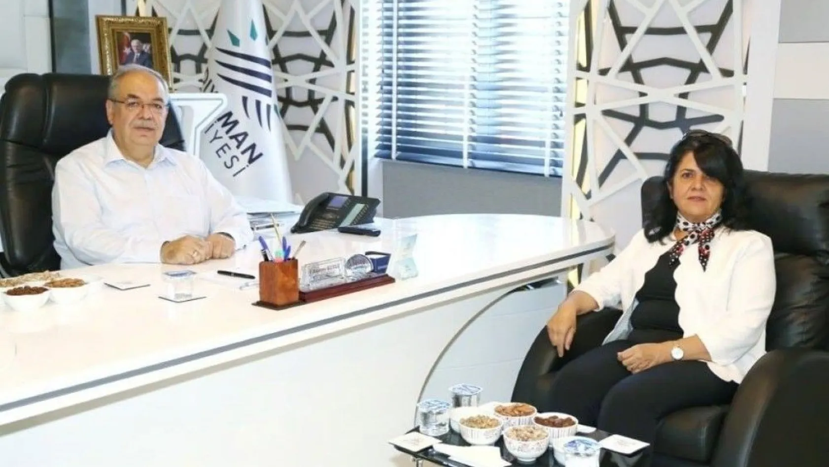 İller Bankası Gaziantep Bölge Müdürü İnce Başkan Kutlu'yla bir araya geldi
