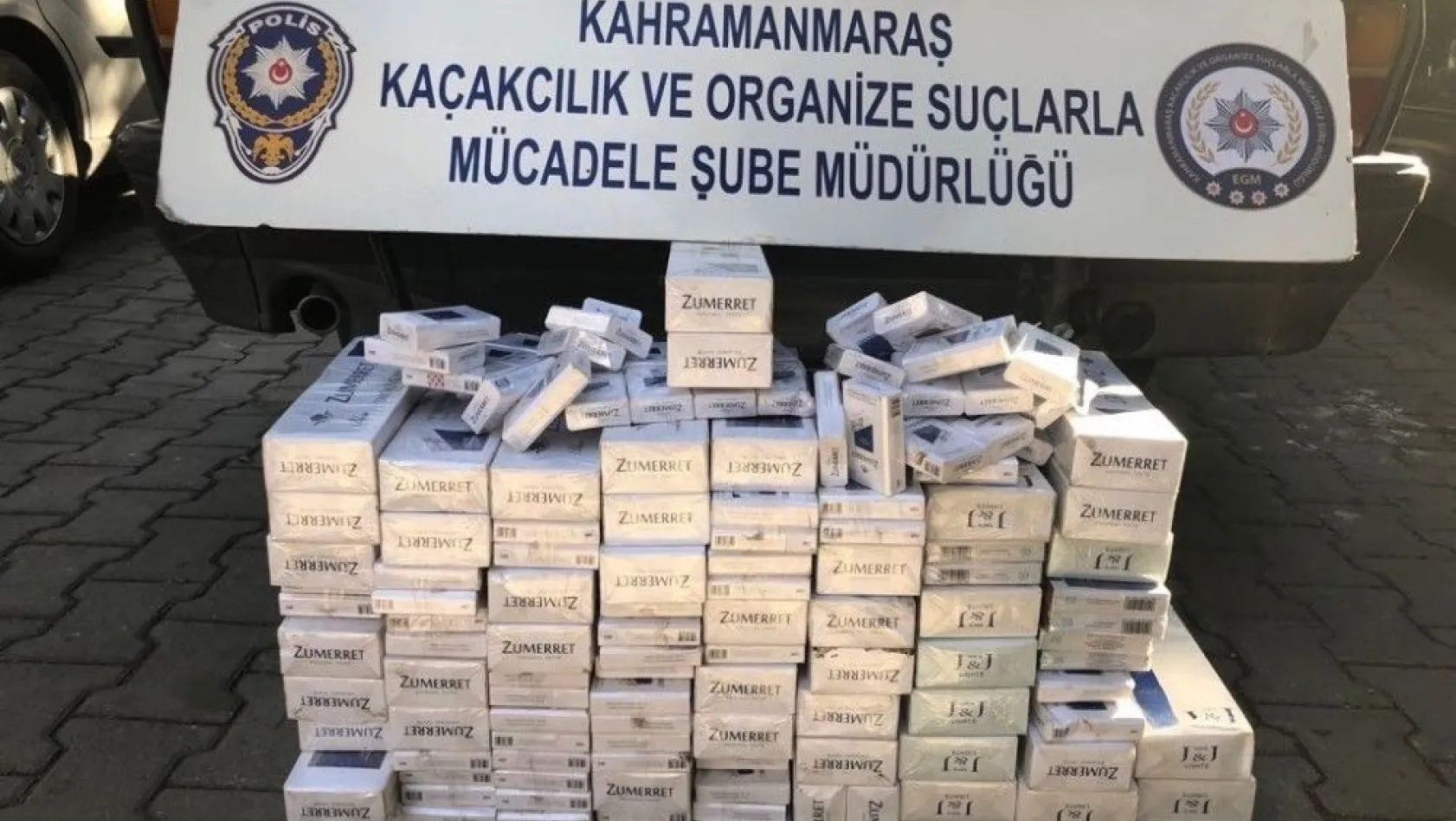 Kahramanmaraş'ta kaçak sigara operasyonu
