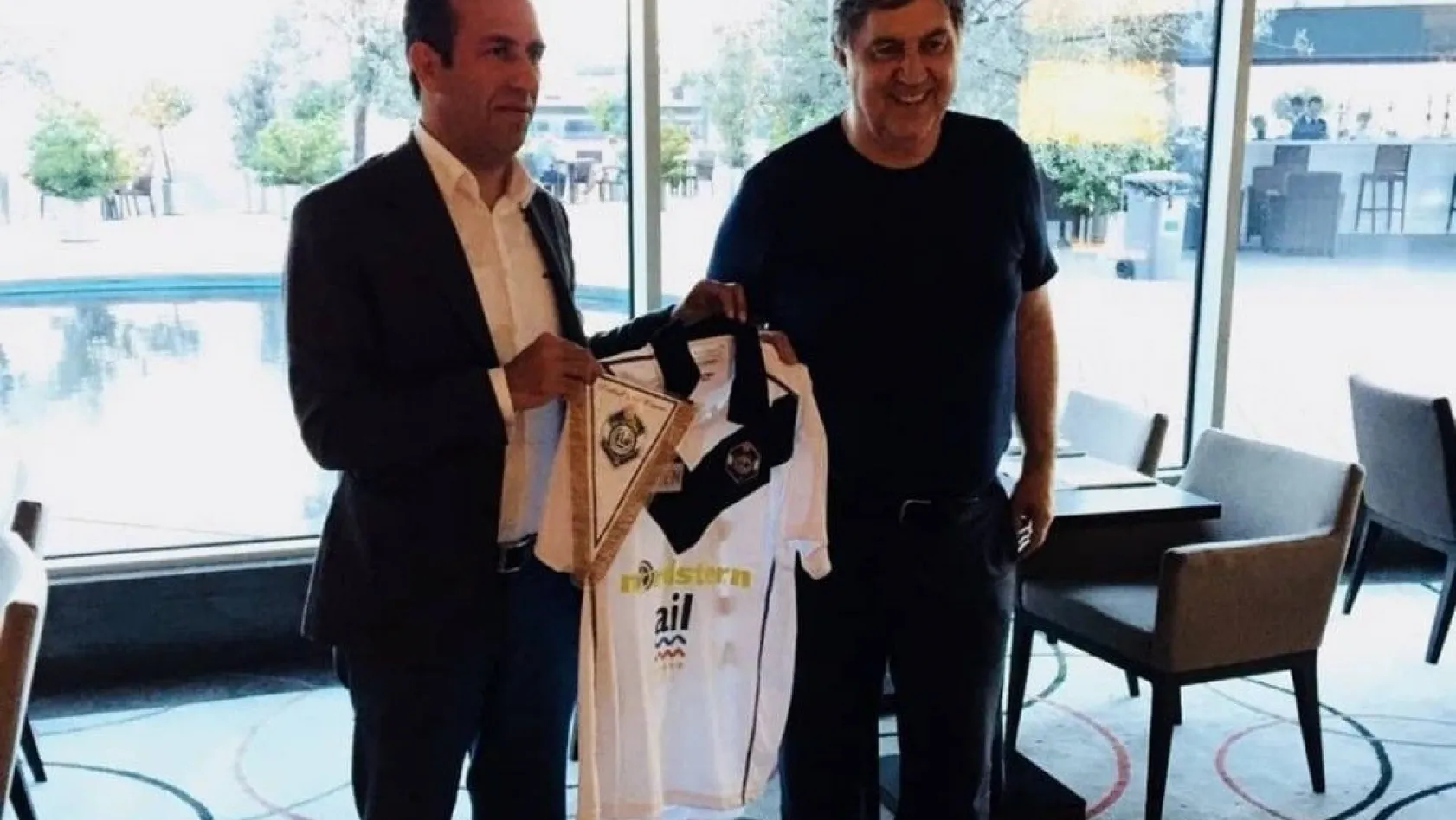 Adil Gevrek, FC Lugano Başkanı Angelo Renzetti'yi ağırladı
