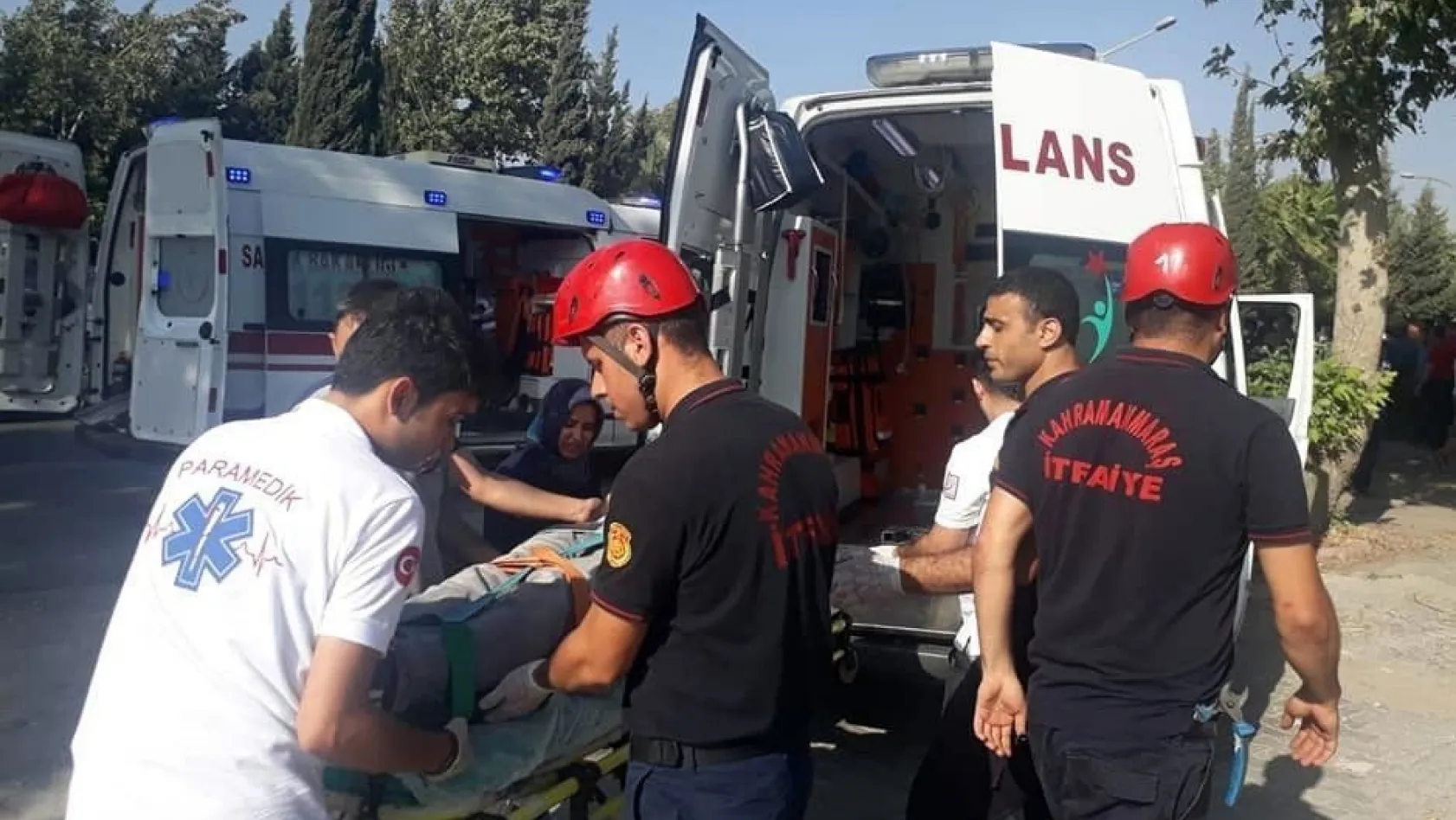 Kahramanmaraş'ta trafik kazası: 3'ü ağır 12 yaralı
