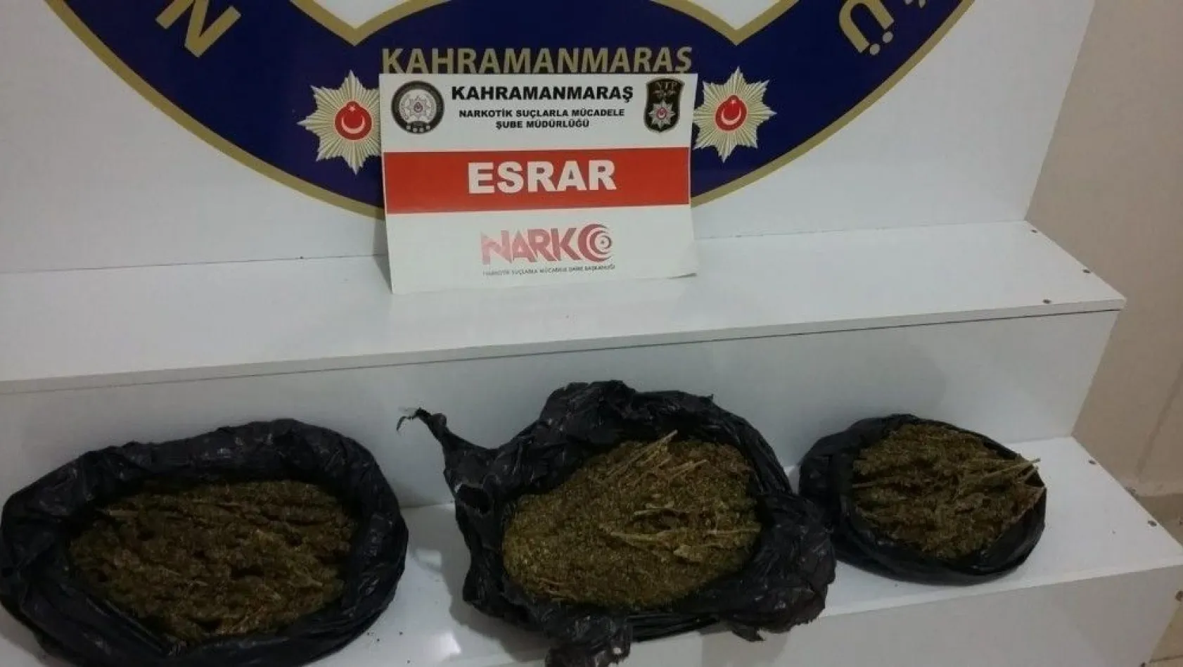 Kahramanmaraş'ta uyuşturucu operasyonu

