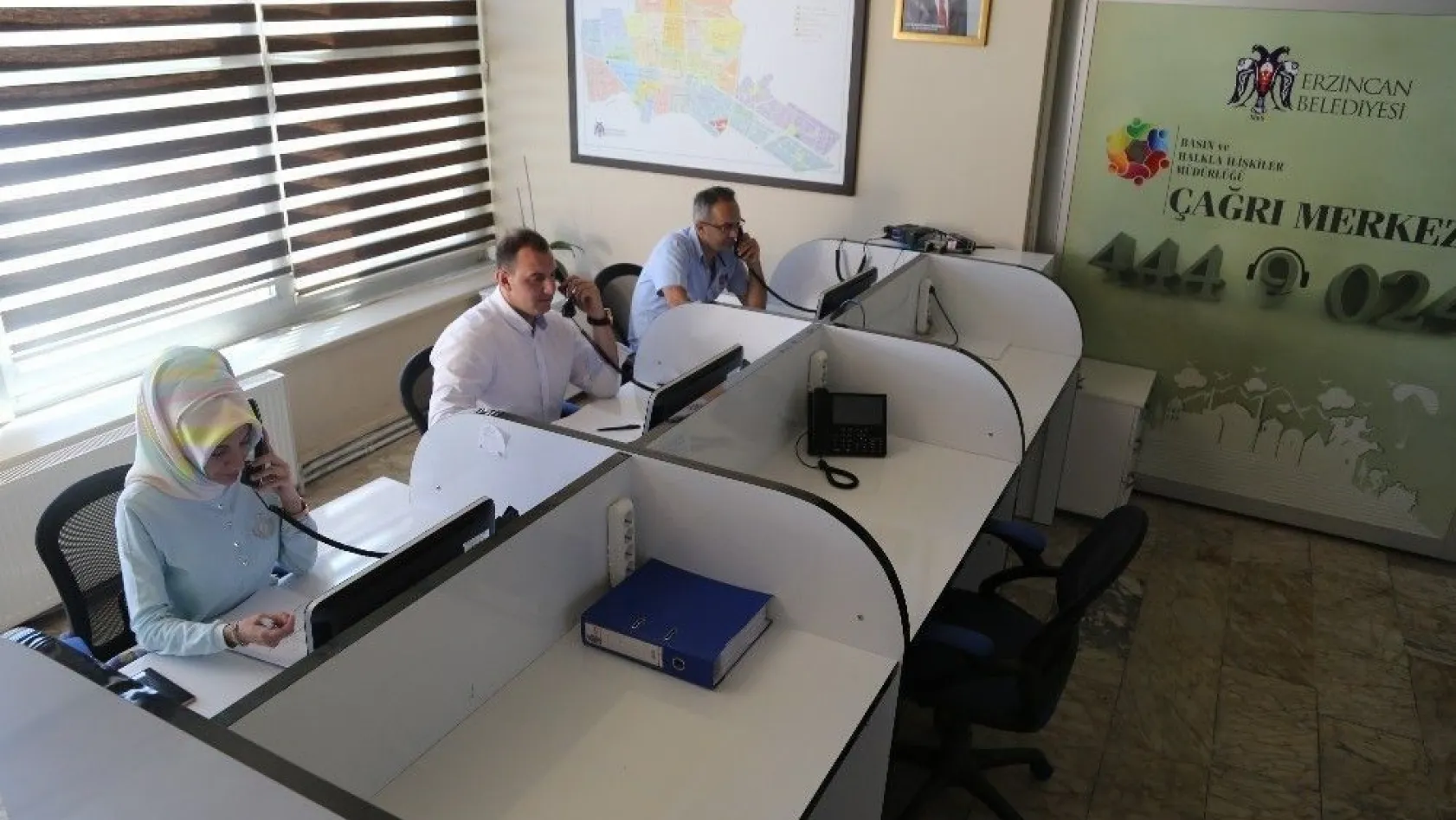 Erzincan Belediyesi Çağrı Merkezi Hizmete Devam Ediyor
