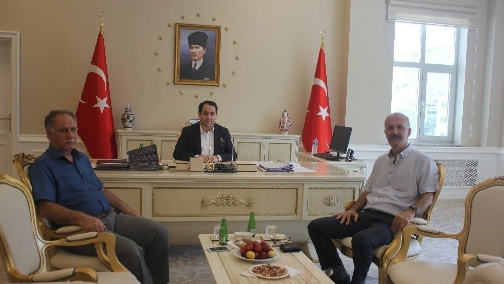 DMO Bölge Müdürü Özbek'ten Kaymakam Zengince'ye ziyaret
