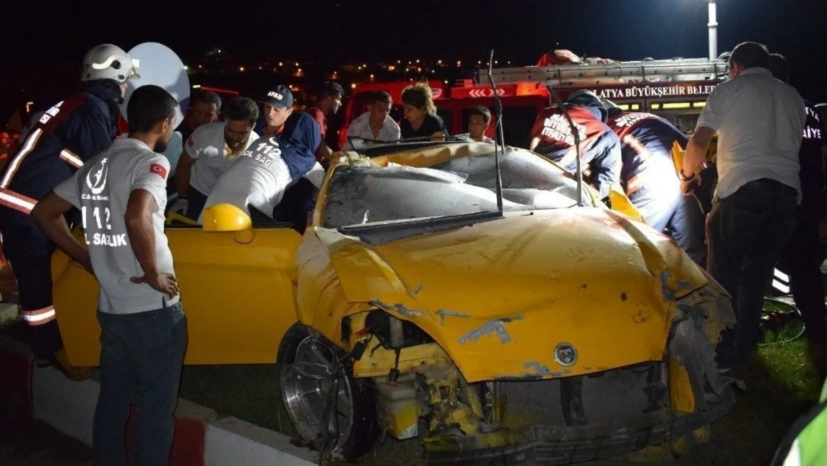 Malatya'da feci kaza: 2 ağır yaralı