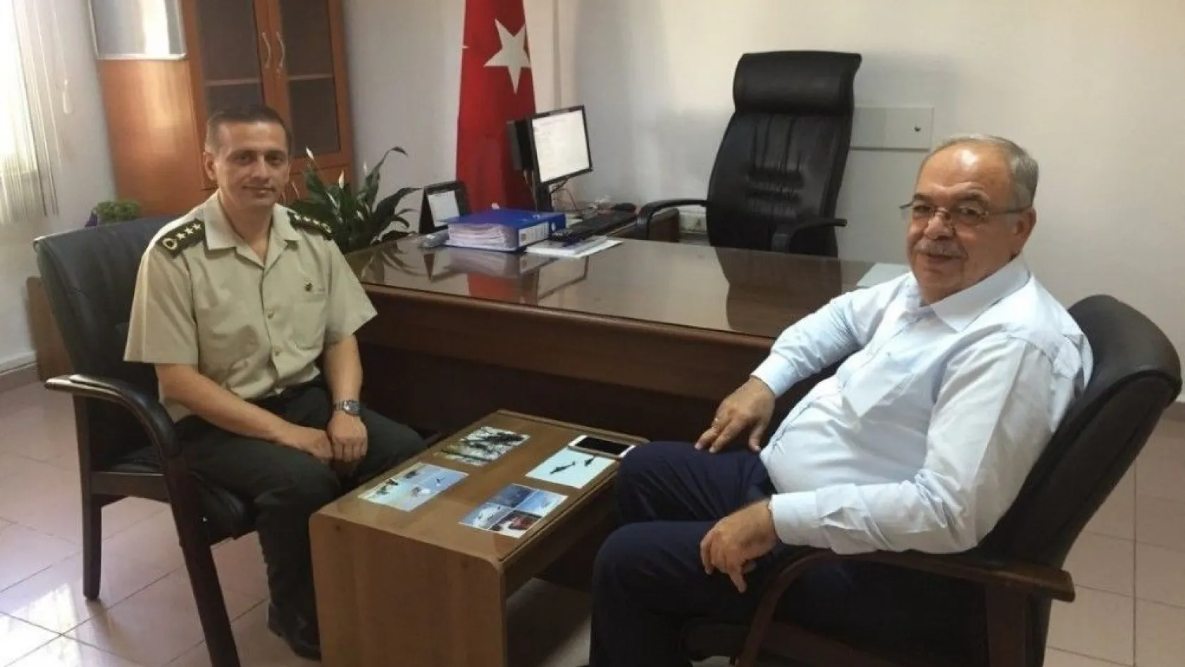 Başkan Kutlu Albay Gürfidan ile bir araya geldi
