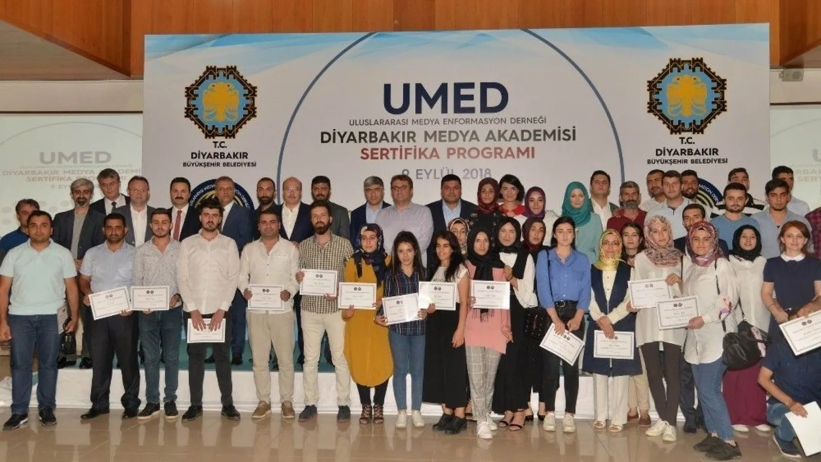 UMED eğitimleri sertifika töreniyle sona erdi
