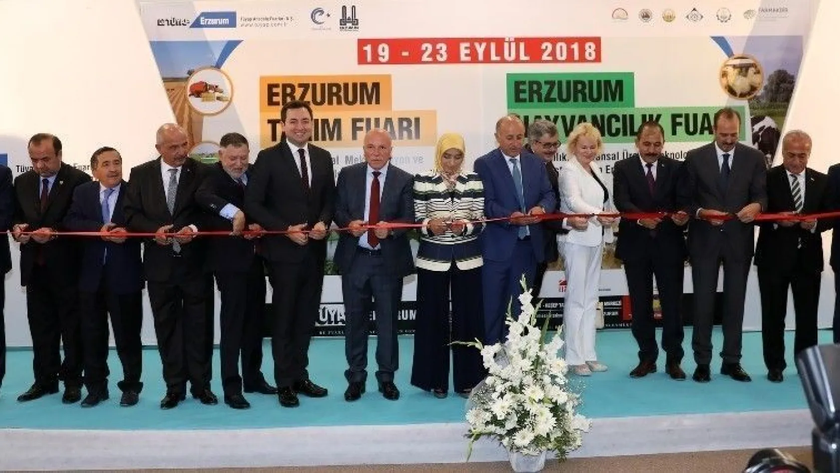 Tarım ve Hayvancılık Fuarı Erzurum'da açıldı
