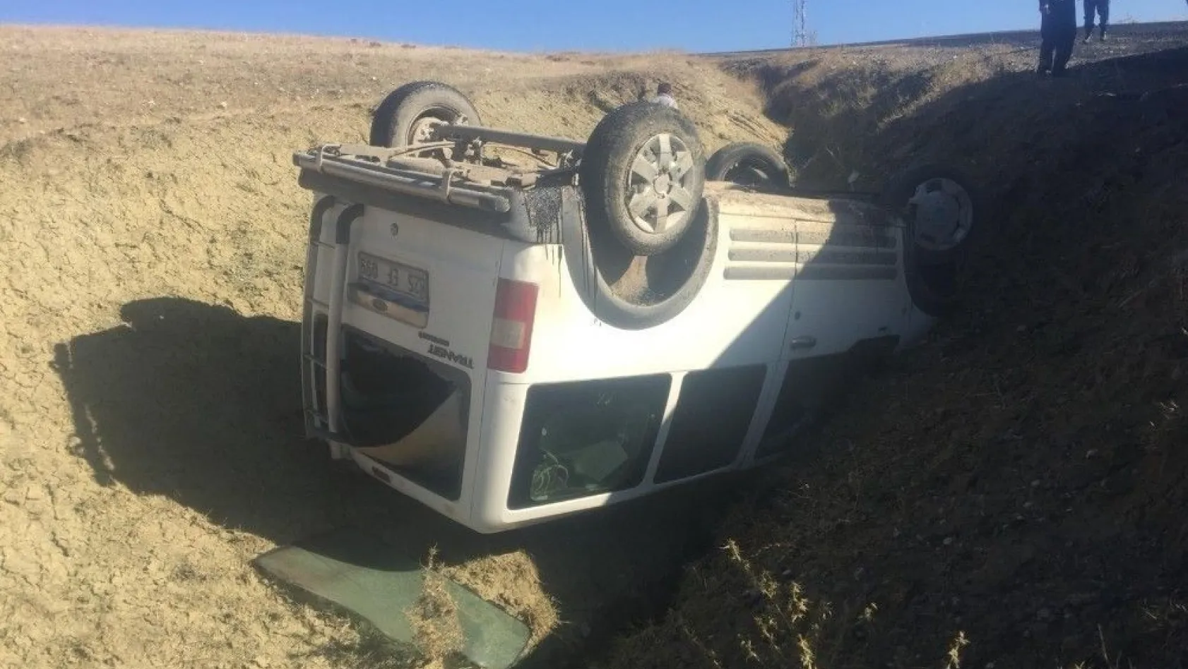Horasan'da trafik kazası: 1 yaralı

