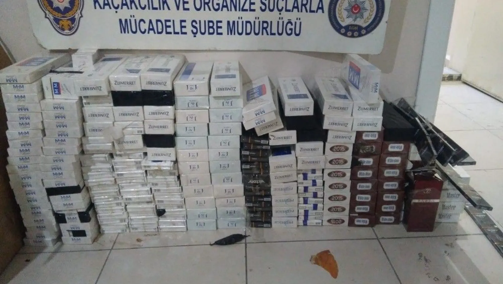 Kahramanmaraş'ta 2 bin 705 paket kaçak sigara ele geçirildi
