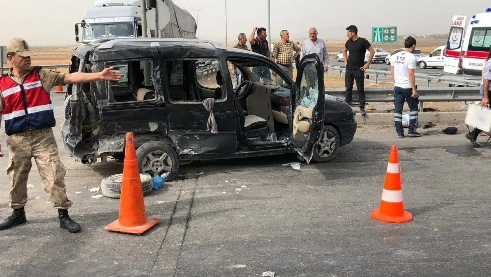 Kahramanmaraş'ta feci kaza: 1 ölü, 6 yaralı
