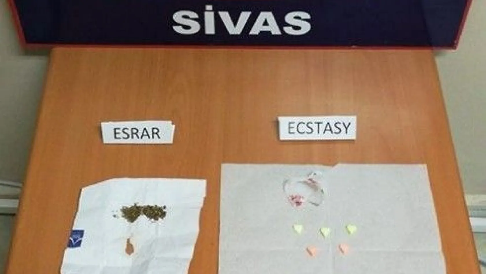 Sivas'ta narkotik operasyonları
