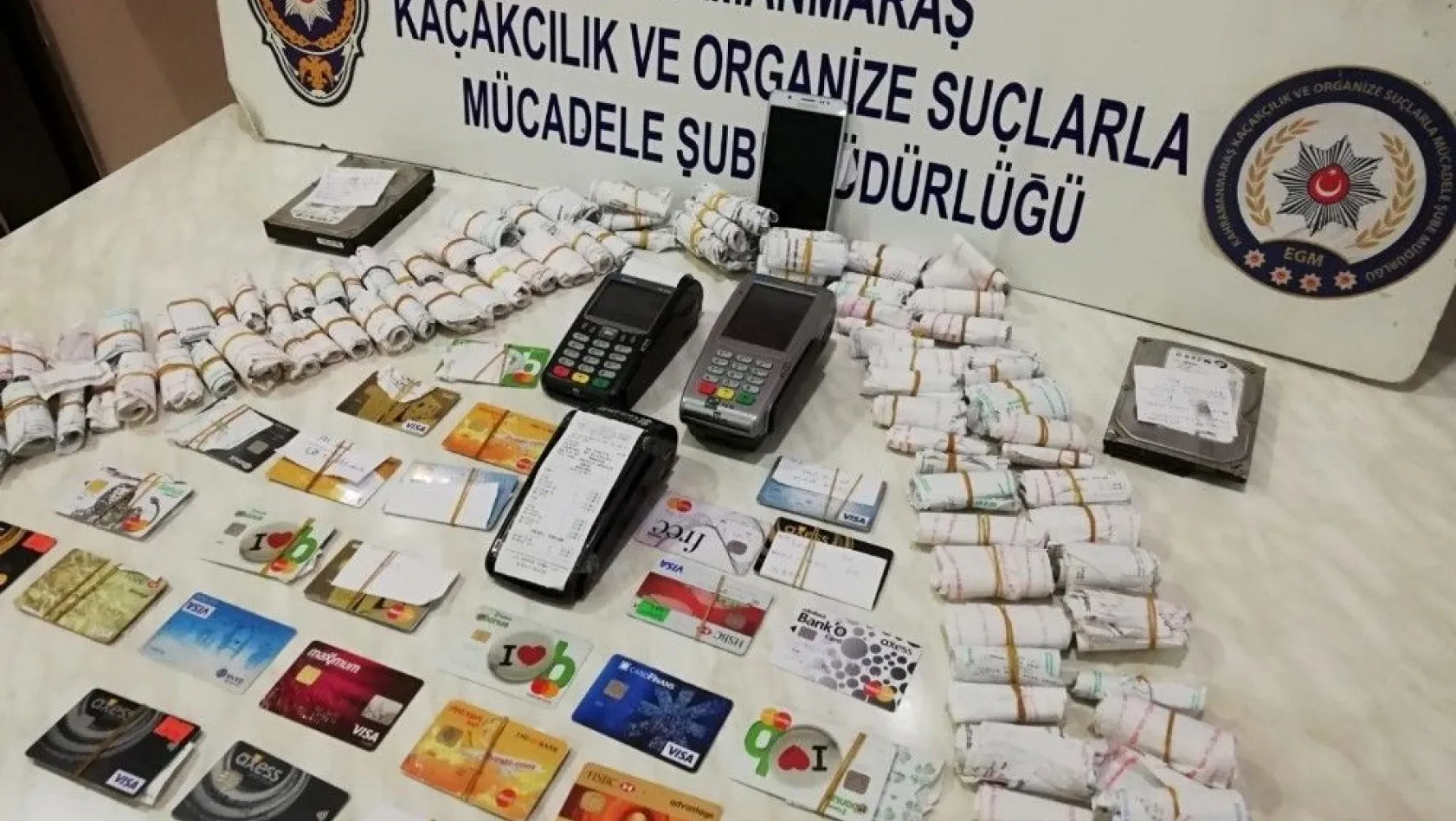 Kahramanmaraş'ta kredi kartı tefecilerine operasyon: 3 gözaltı
