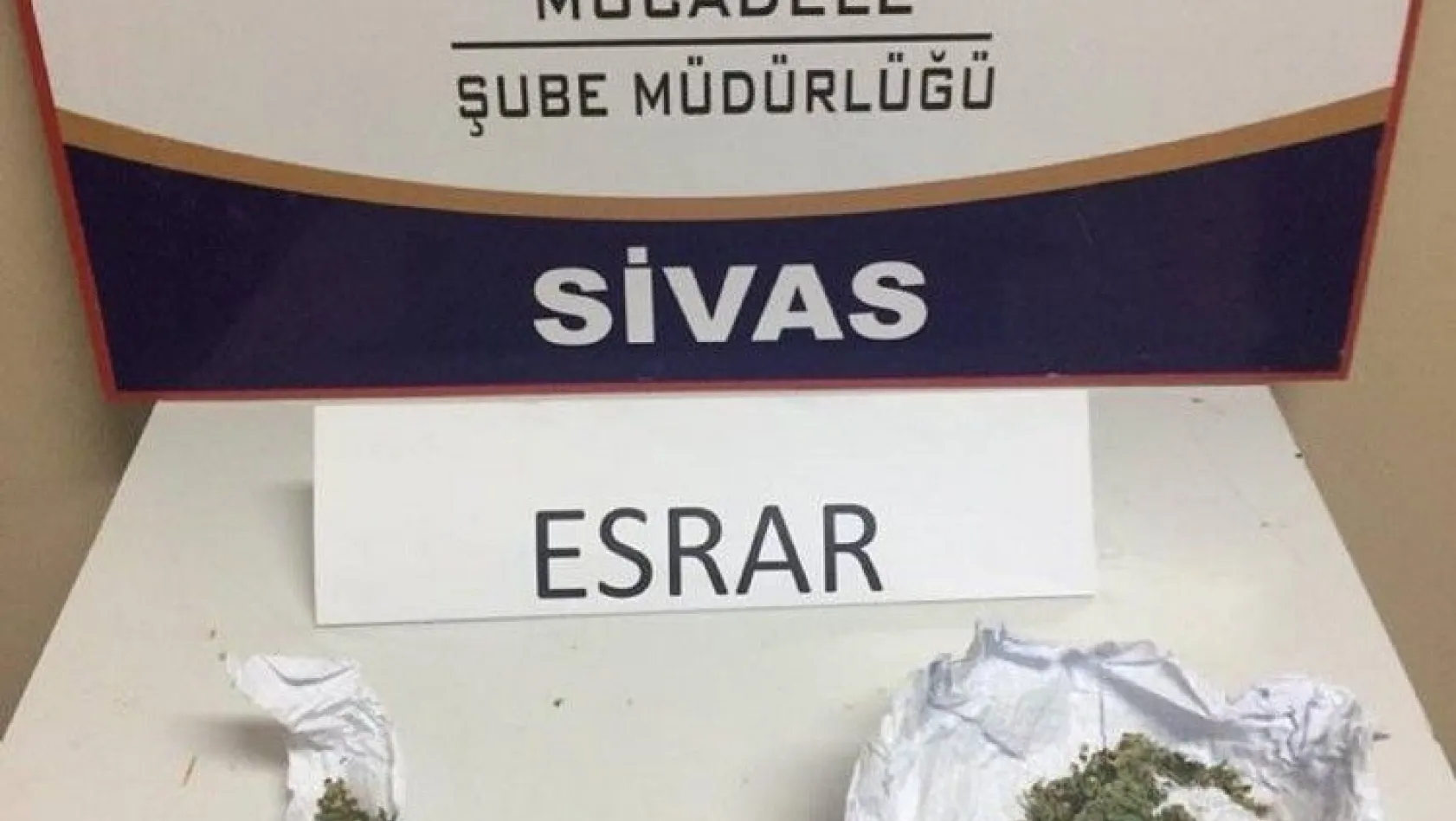Sivas'ta narkotik sokak operasyonları
