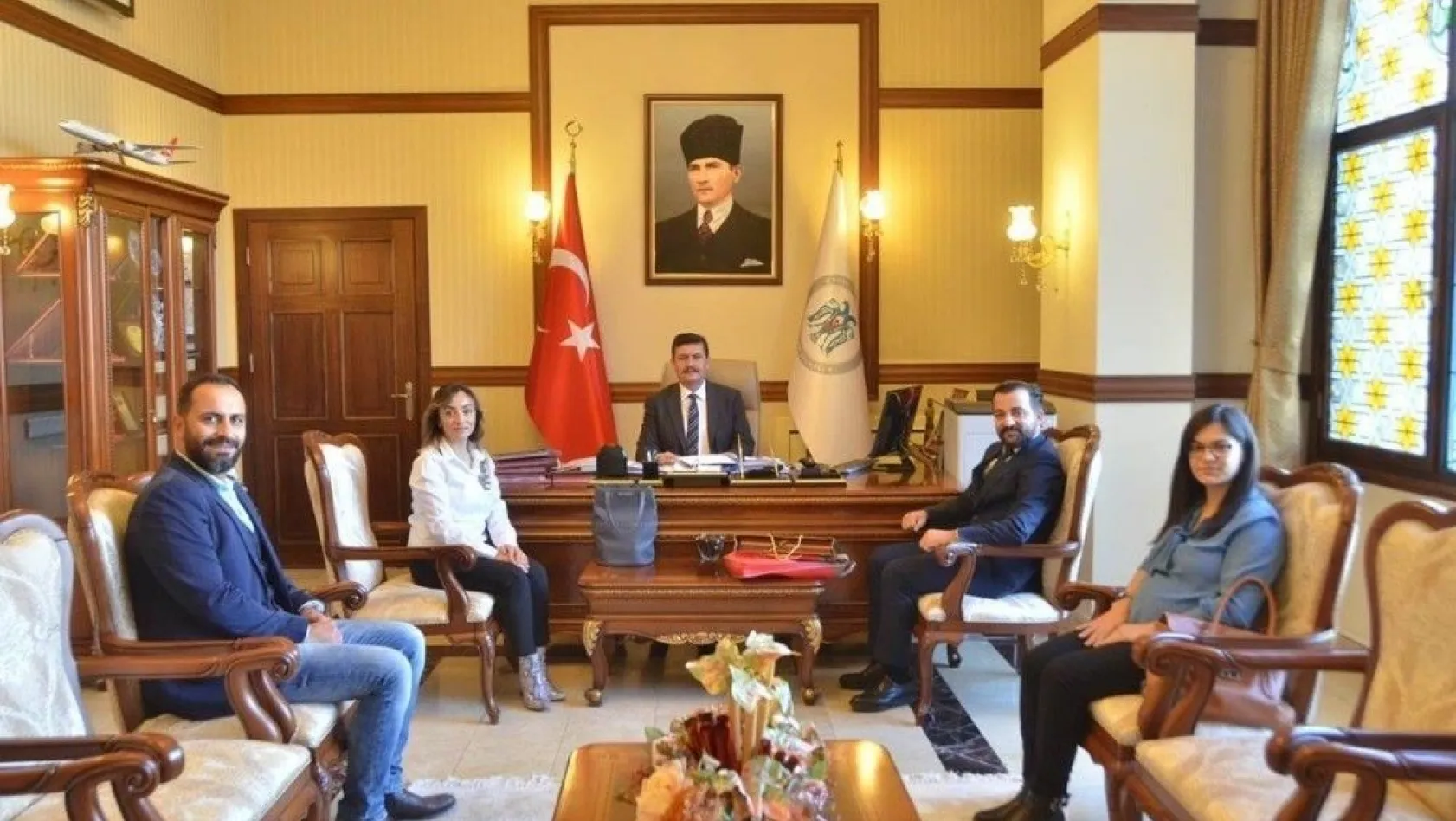 Erzincan Barosu, Erzincan Valiliği'ni ziyaret etti
