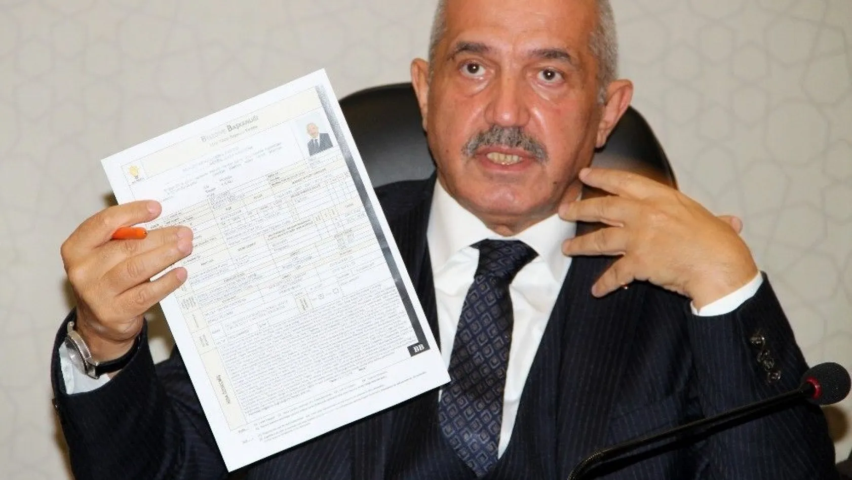 Ilıca'lı Büyükşehir Belediyesi Başkanlığı için aday adayı oldu
