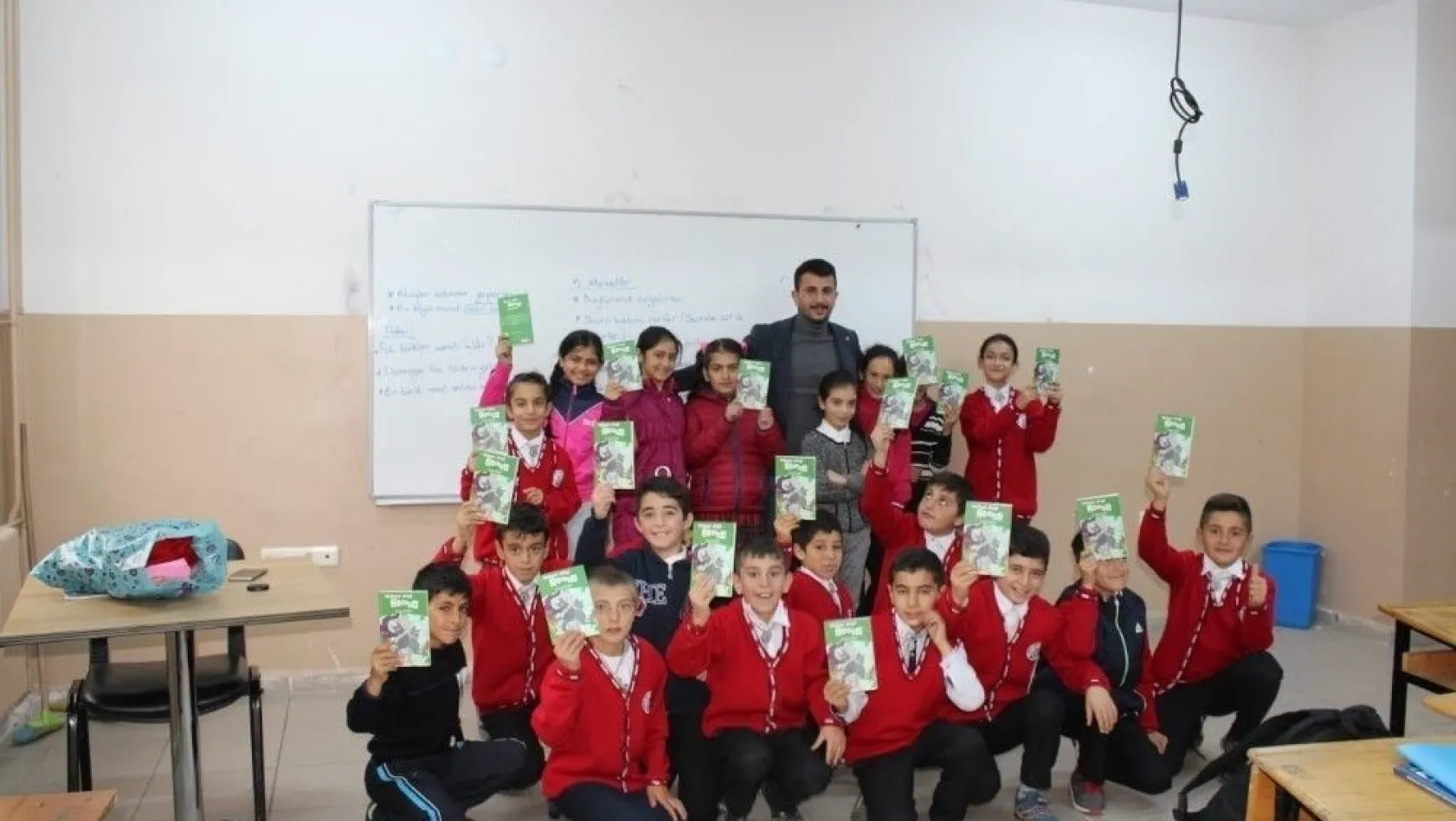 'Okumak Mutluluktur'  projesi  öğrencileri sevindirdi
