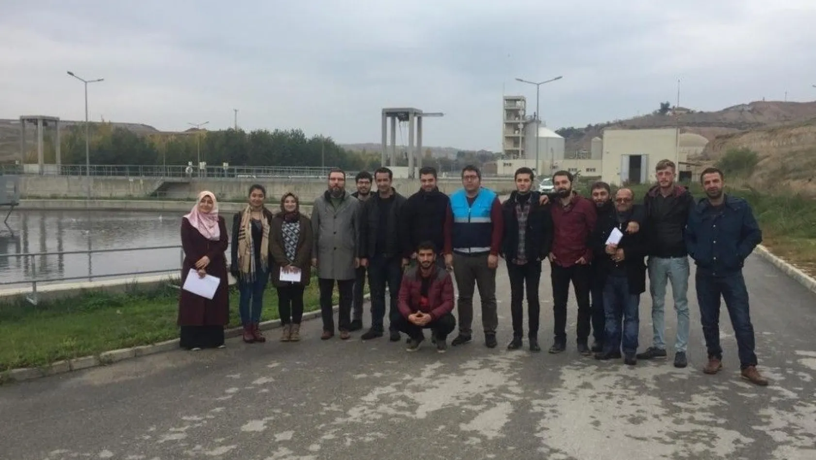 Üniversite öğrencileri Adıyaman atık su arıtma tesisine teknik gezdi
