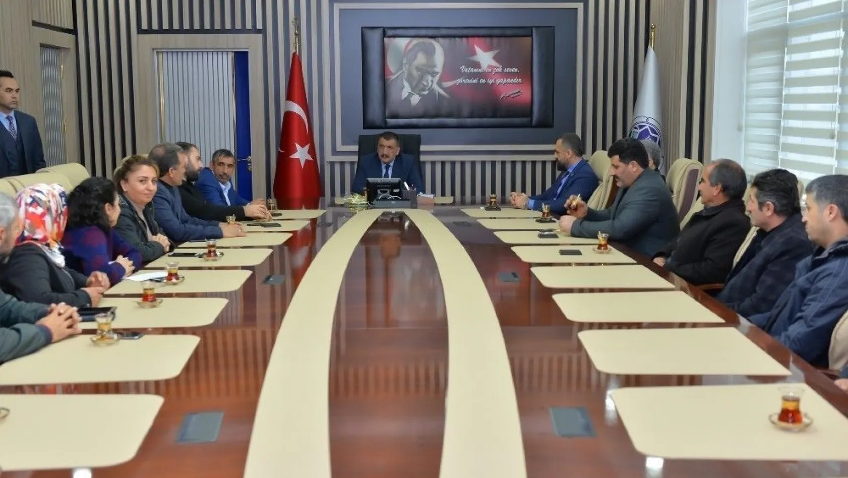 Başkan Gürkan'a ziyaretler
