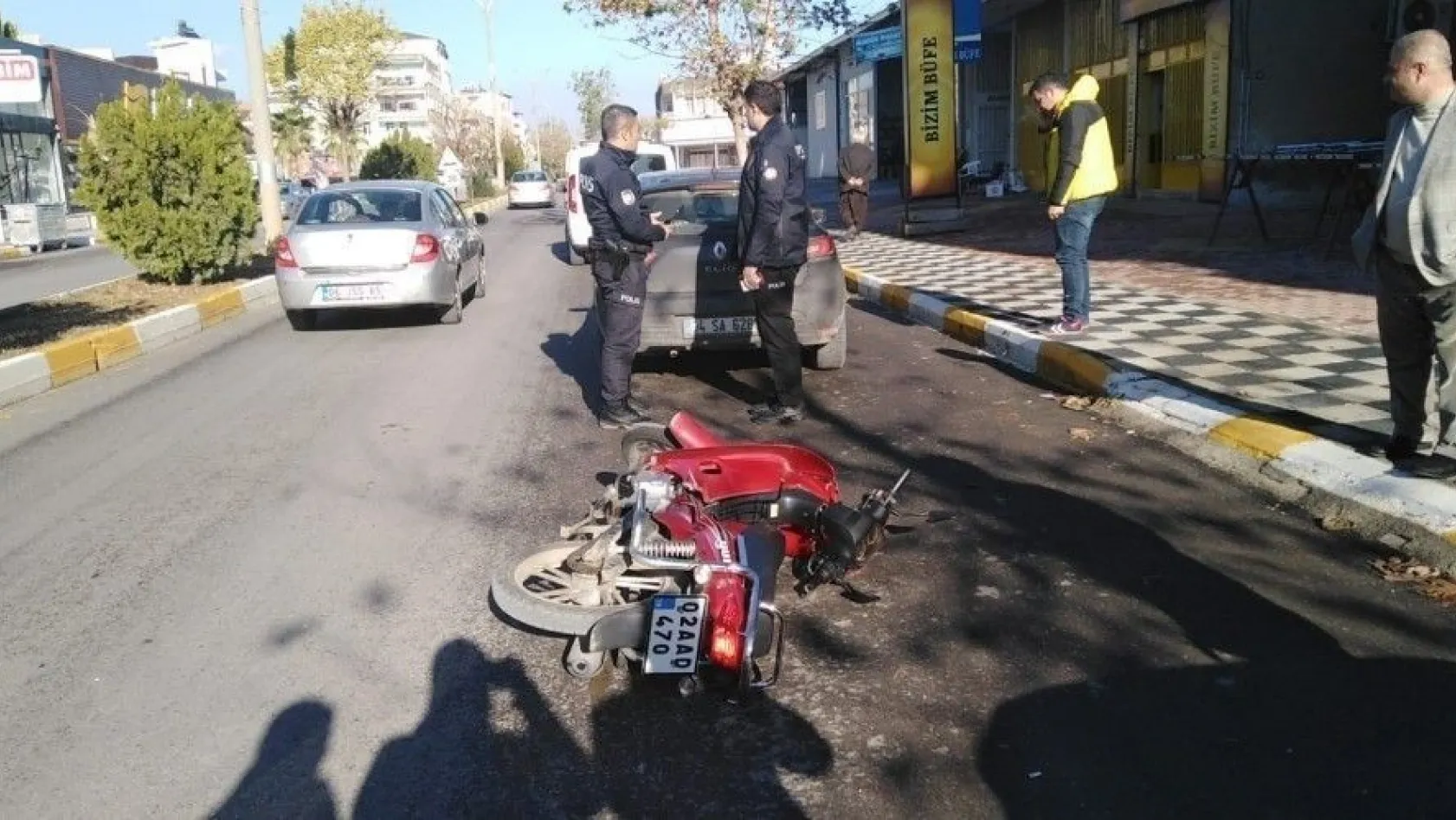 Adıyaman'da motosiklet devrildi: 1 yaralı
