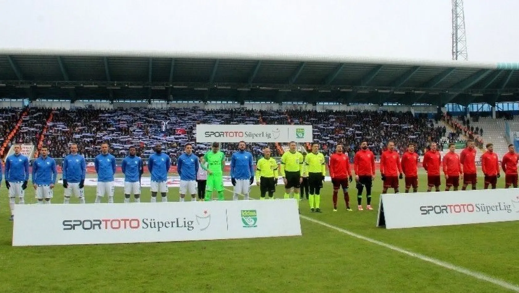 Spor Toto Süper Lig: BB Erzurumspor: 1 - Kayserispor: 1 (İlk yarı)
