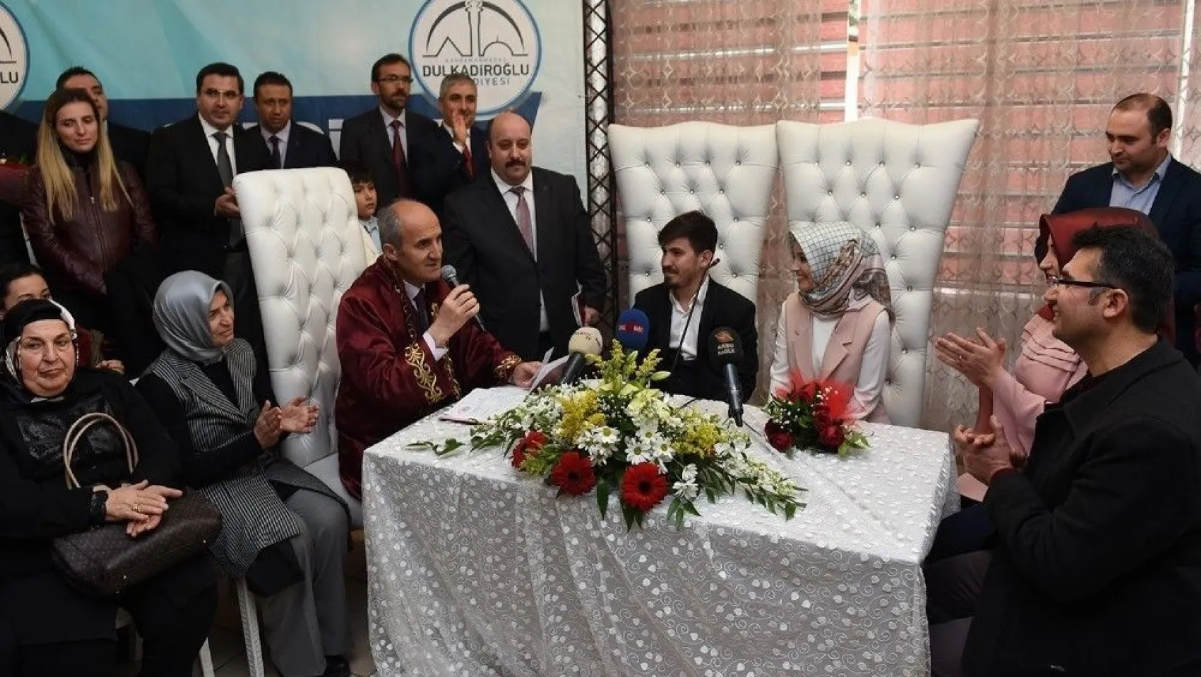 Dulkadiroğlu'nda 2018'inci çift dünya evine girdi
