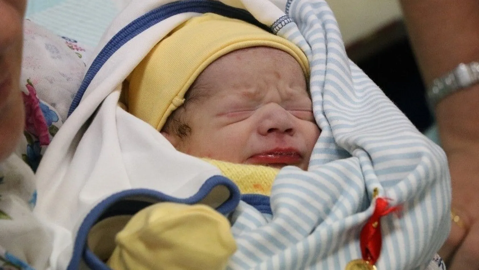 Kahramanmaraş'ta yeni yılın ilk bebeği doğdu
