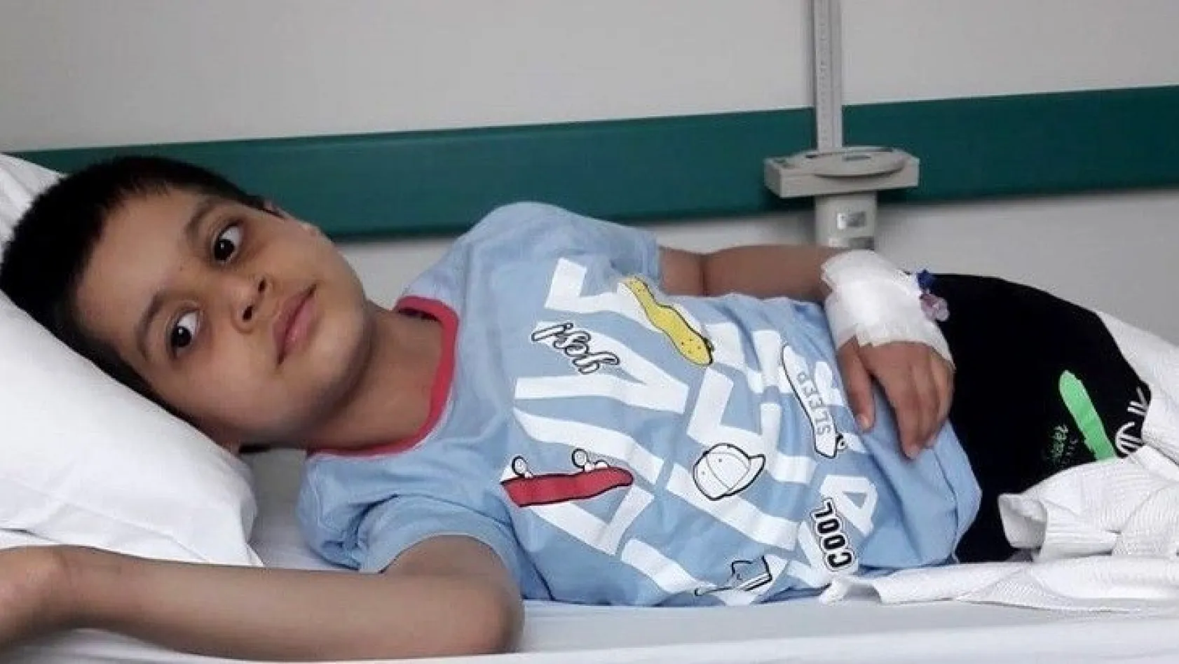 6 yaşındaki Taha'nın tedavisi sürüyor