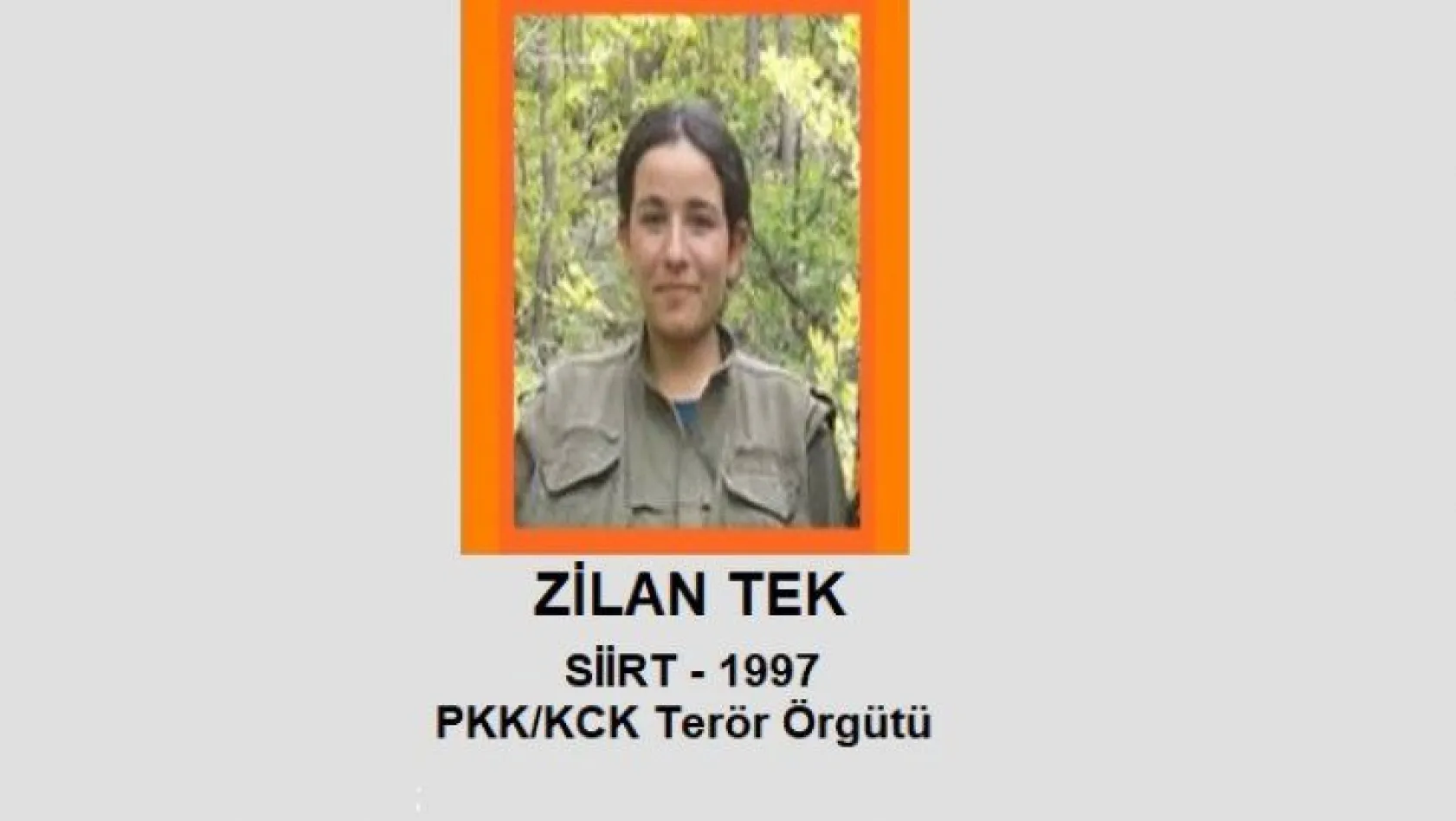 600 bin TL ödülle aranan kadın terörist öldürüldü