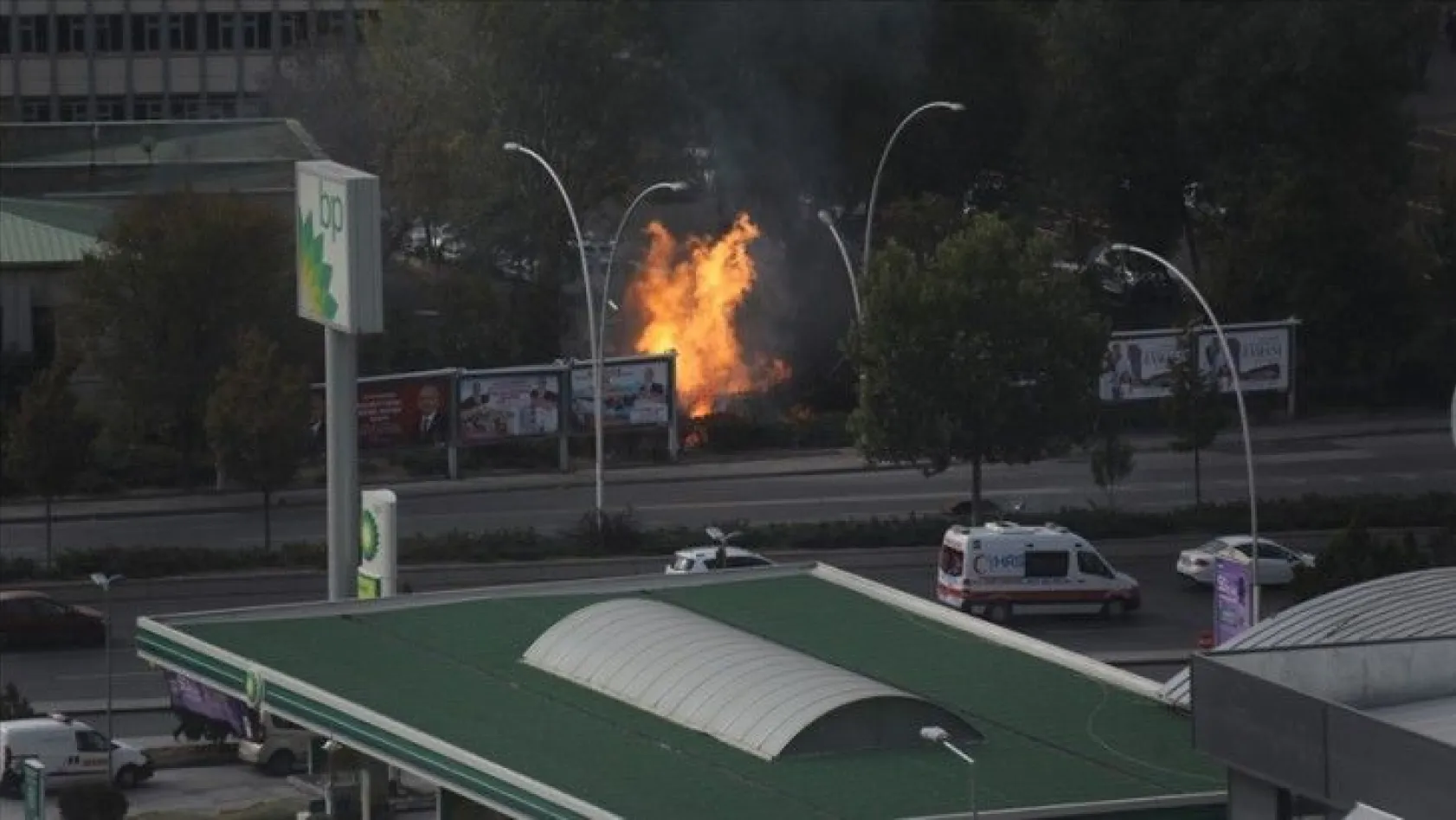 Ankara'da patlama meydana geldi!