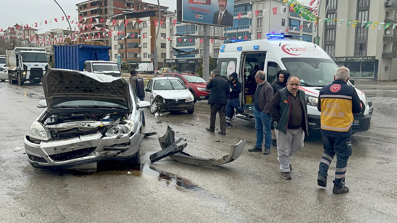 Ataşehir'de trafik kazası