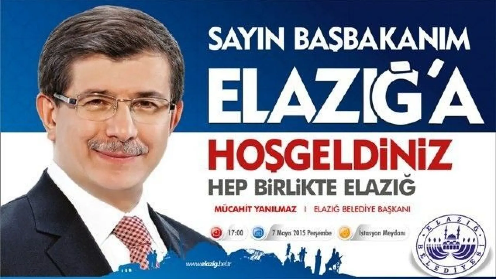 Başbakan Davutoğlu Bugün Elazığ'a geliyor