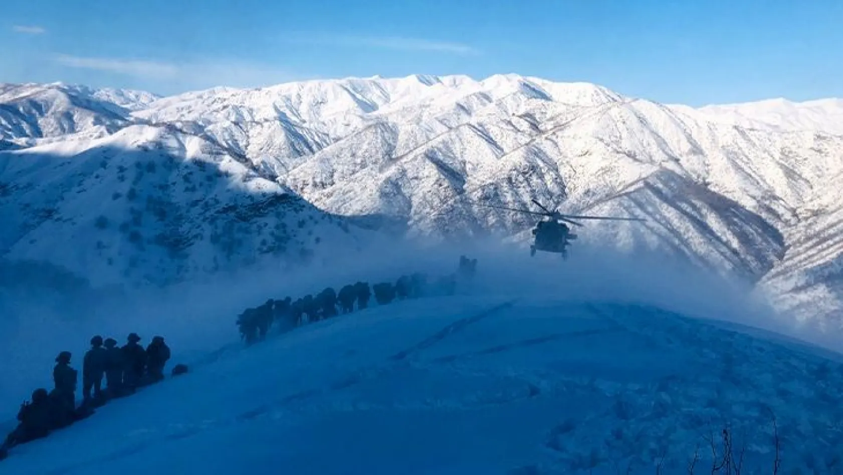 Bingöl'de Eren Kış-6 Operasyonu çetin kış koşullarında sürüyor