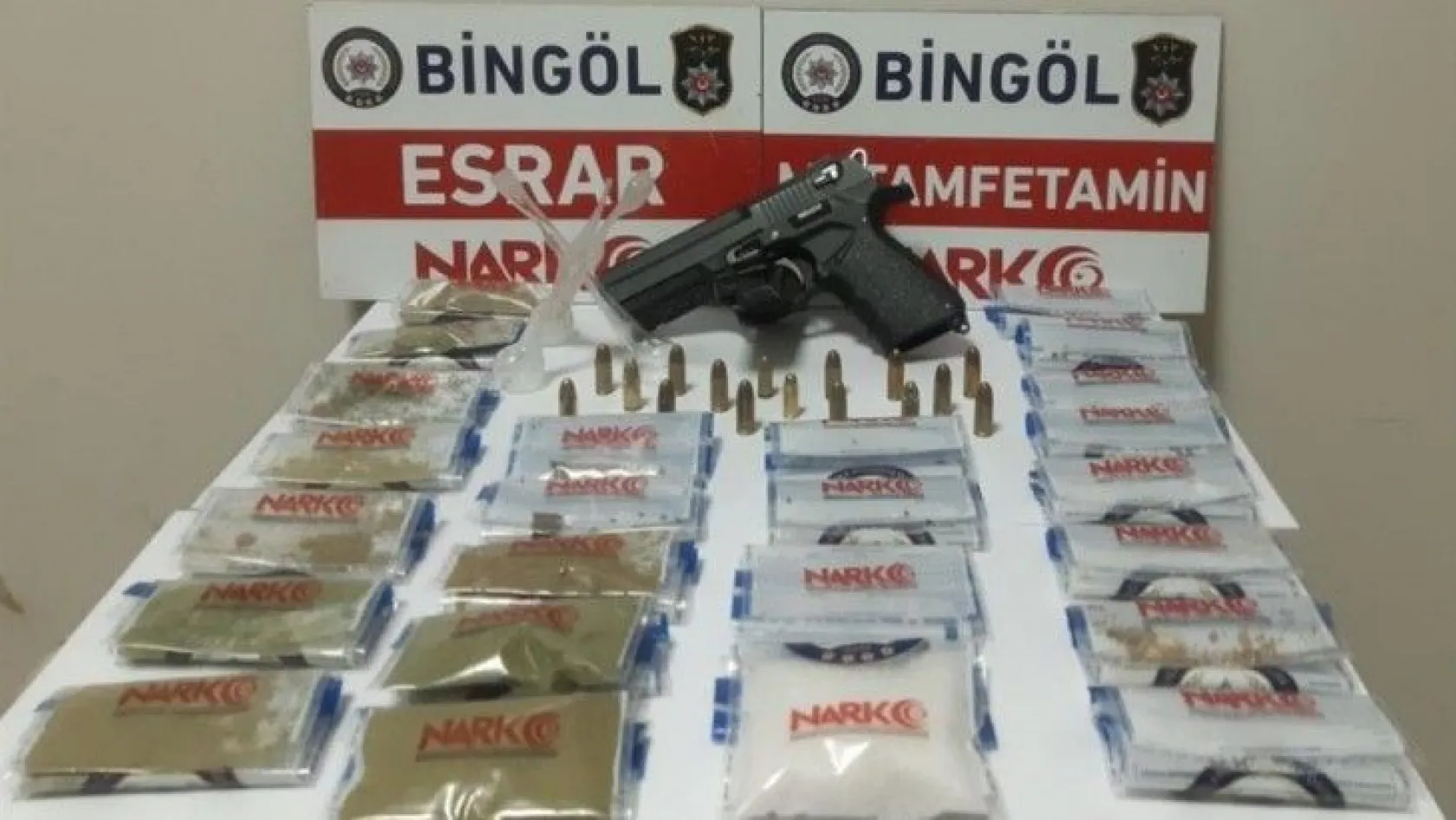 Bingöl'de uyuşturucu baskını