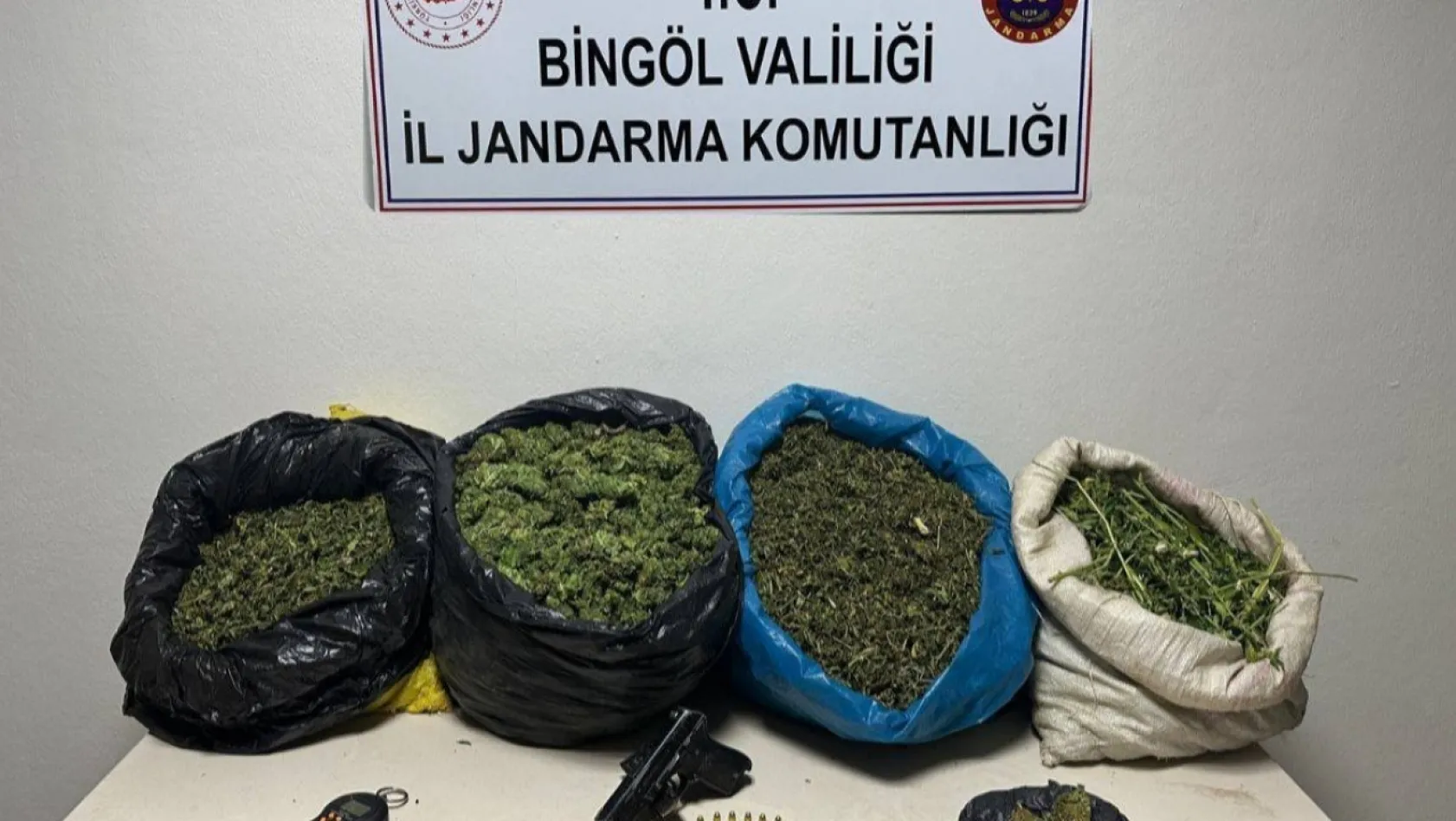 Bingöl'de uyuşturucu ile mücadele