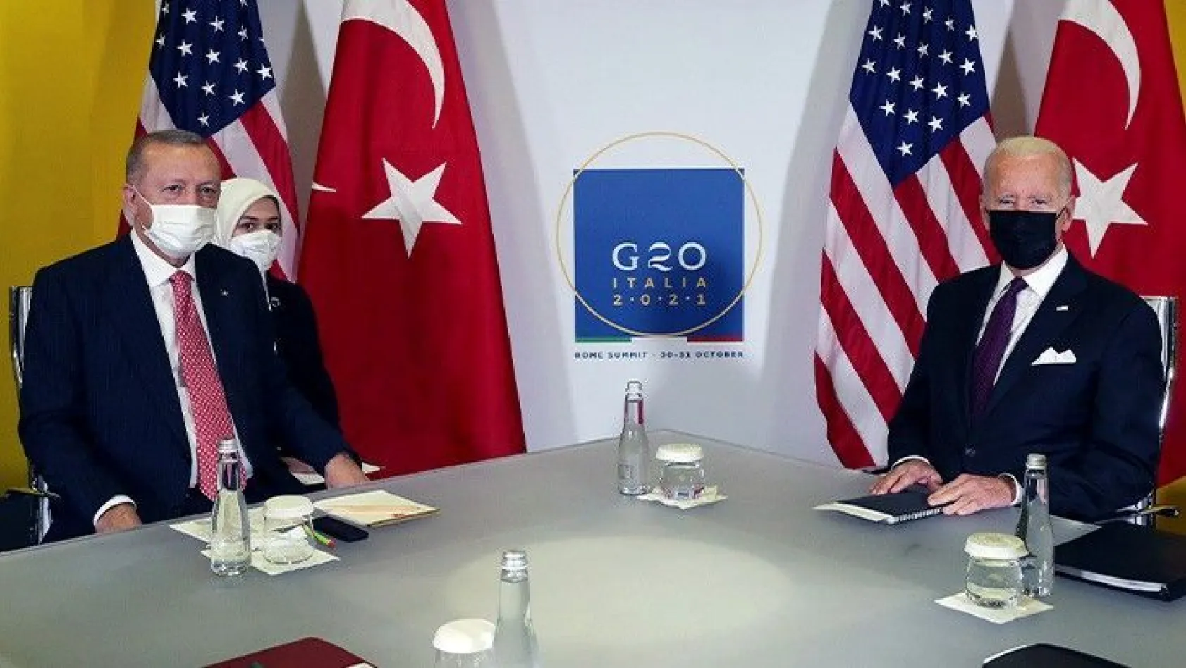 Cumhurbaşkanı Erdoğan ile ABD Başkanı Biden görüştü