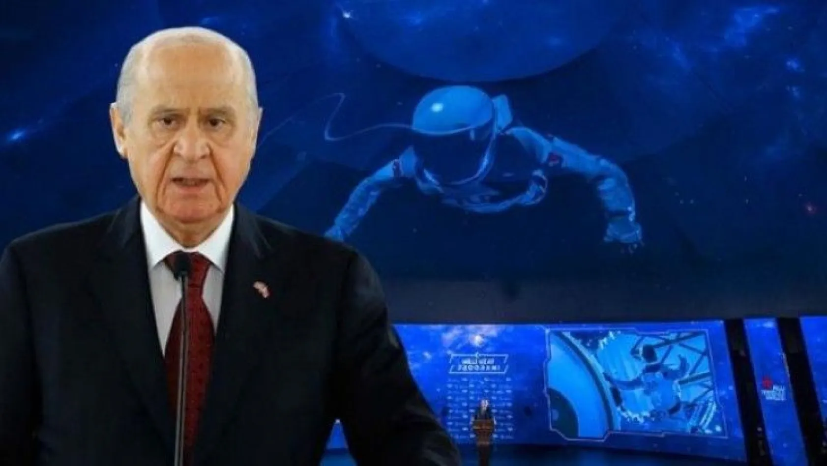 Cumhurbaşkanı Erdoğan'ın astronot için isim çağrısına Bahçeli'den öneri geldi