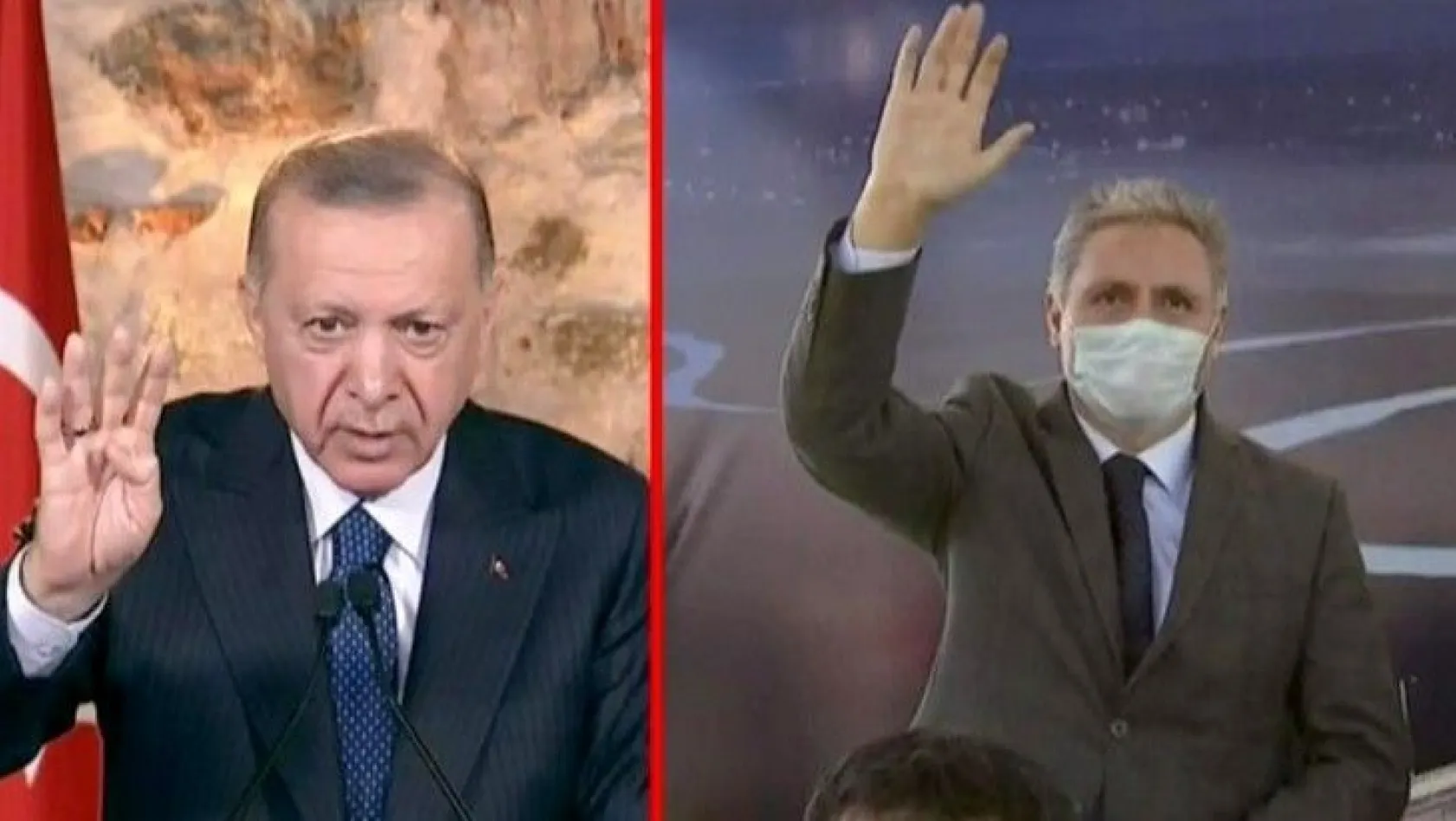 Cumhurbaşkanı Erdoğan, 'Rabia' işareti yapmayı unutan milletvekilini uyardı