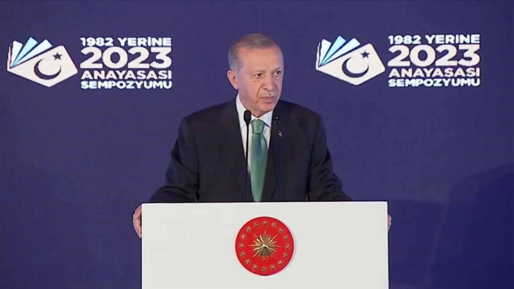 Cumhurbaşkanı Erdoğan 'Yeni Anayasa Sempozyumu'nda konuştu