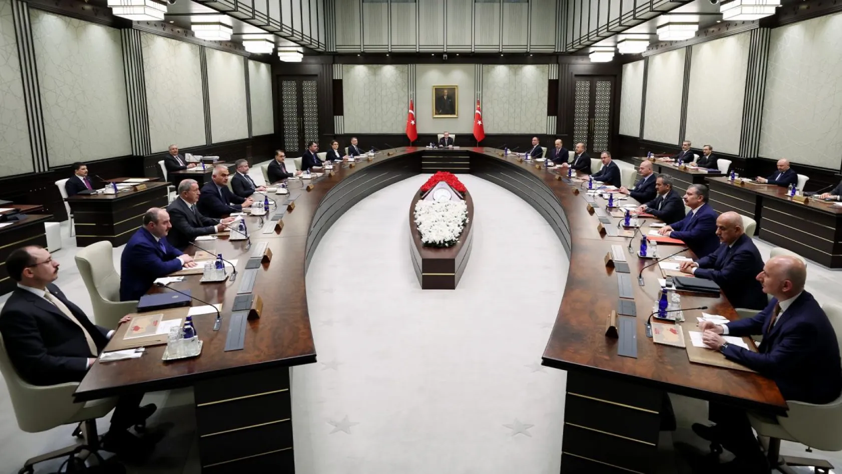 Cumhurbaşkanlığı Kabinesi, Beştepe'de toplandı