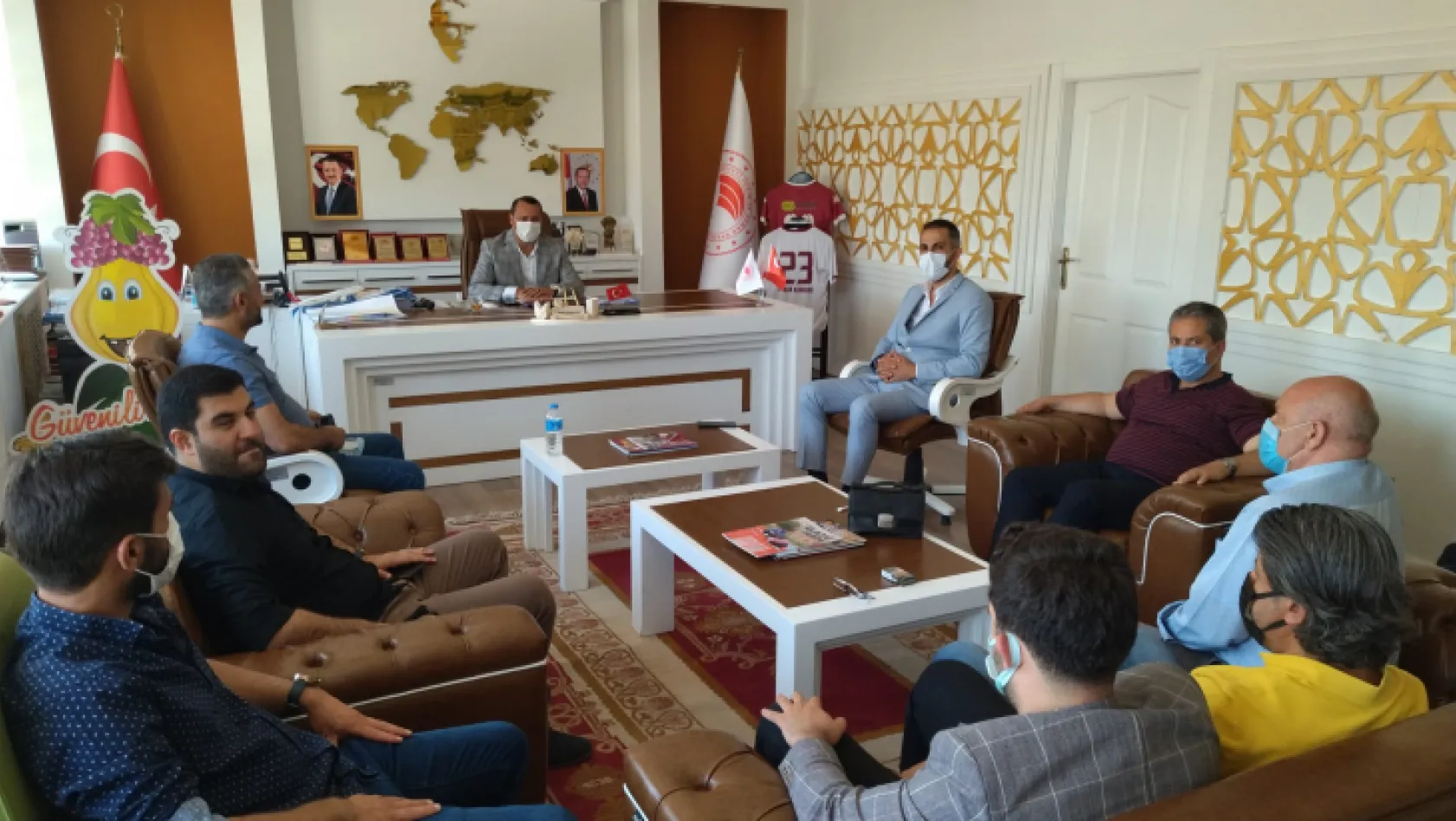 DEVA Partisi İl Teşkilatı Karahan'ı ziyaret etti