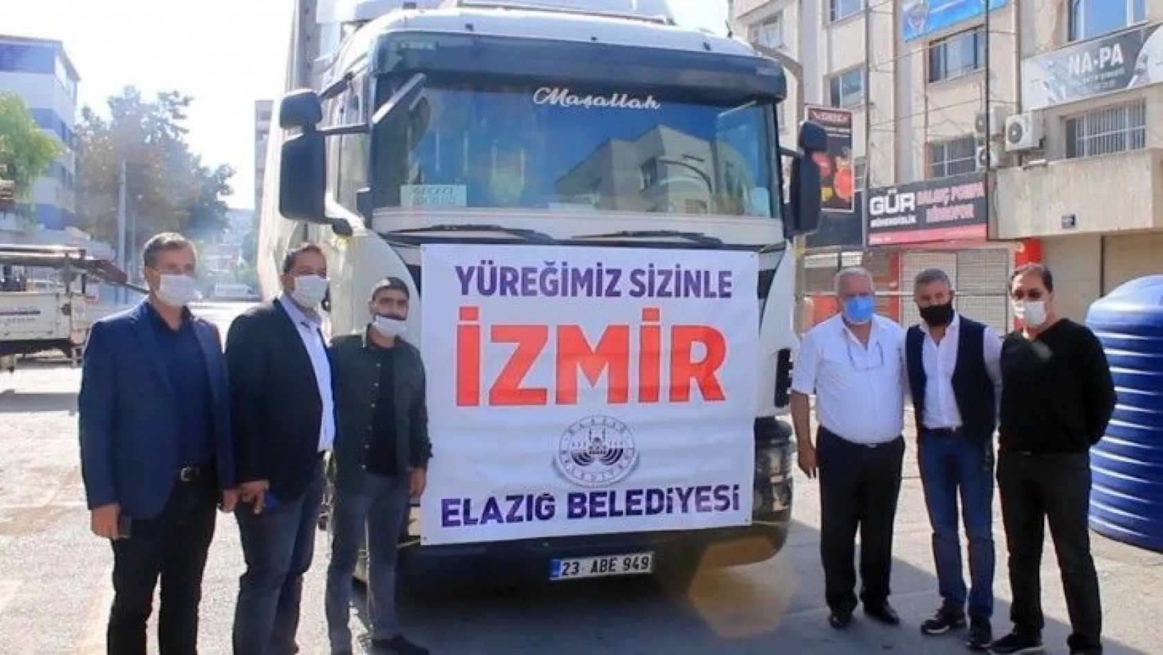 Elazığ Belediyesi'nden İzmir'e destek