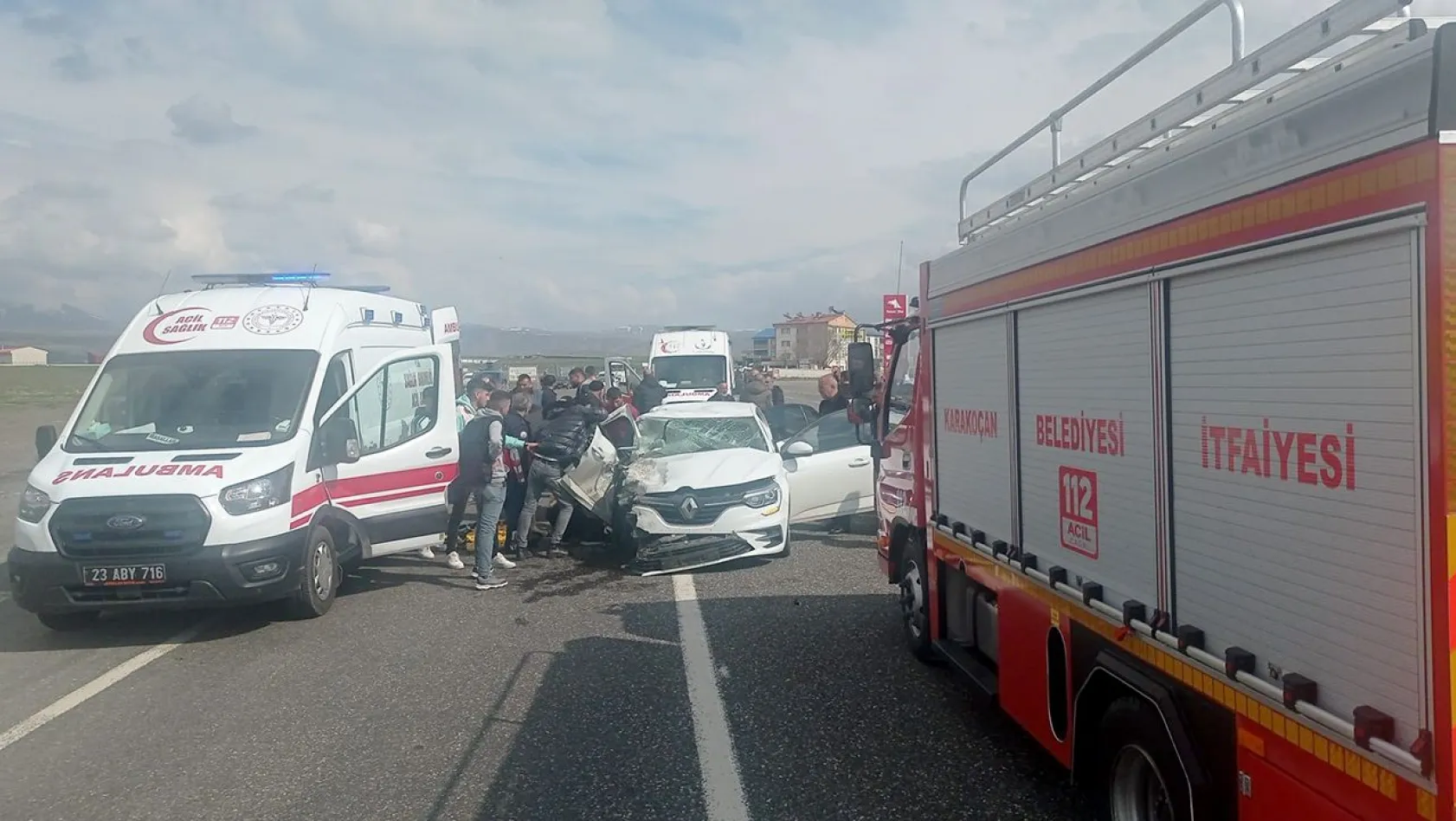 Elazığ Bingöl karayolunda trafik kazası