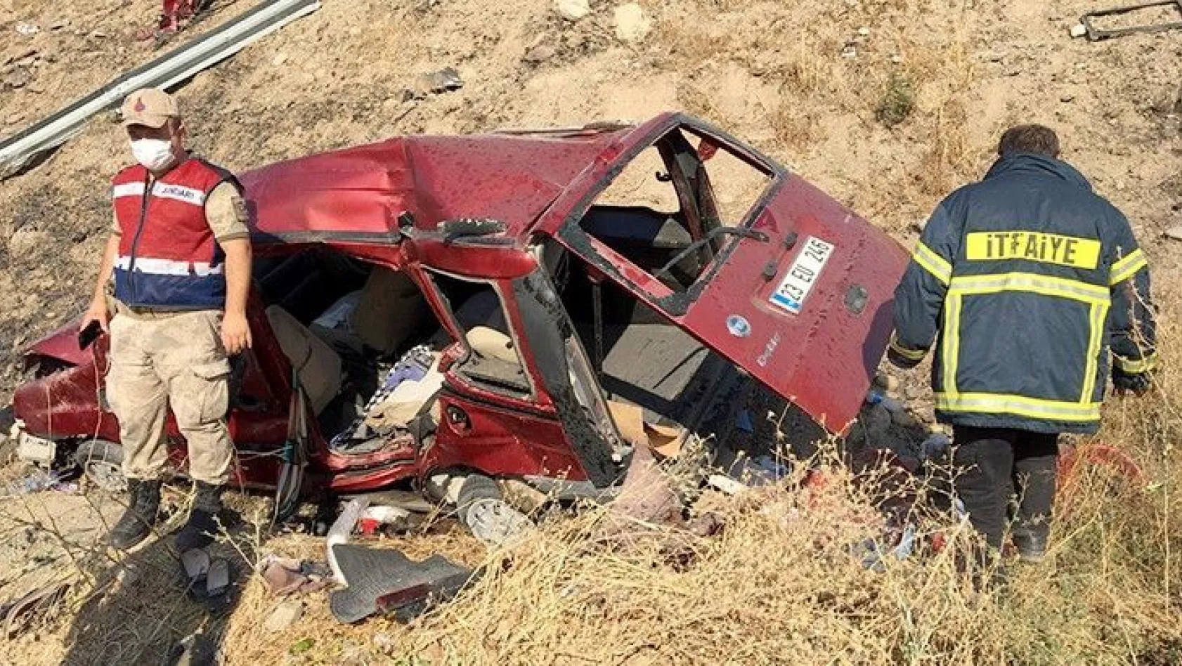 Elazığ'da kaza! 1 ölü, 4 yaralı