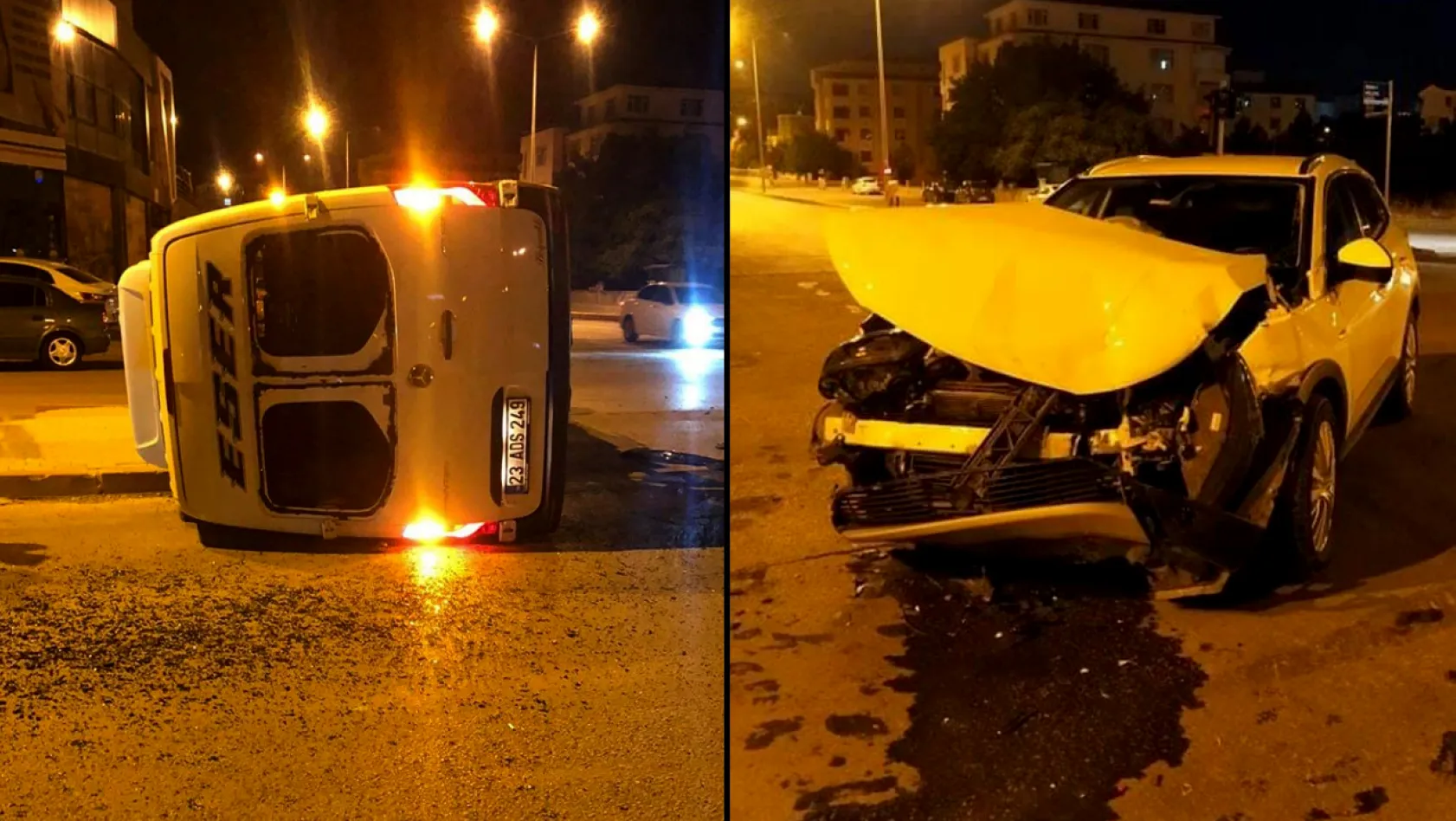 Elazığ'da kaza!